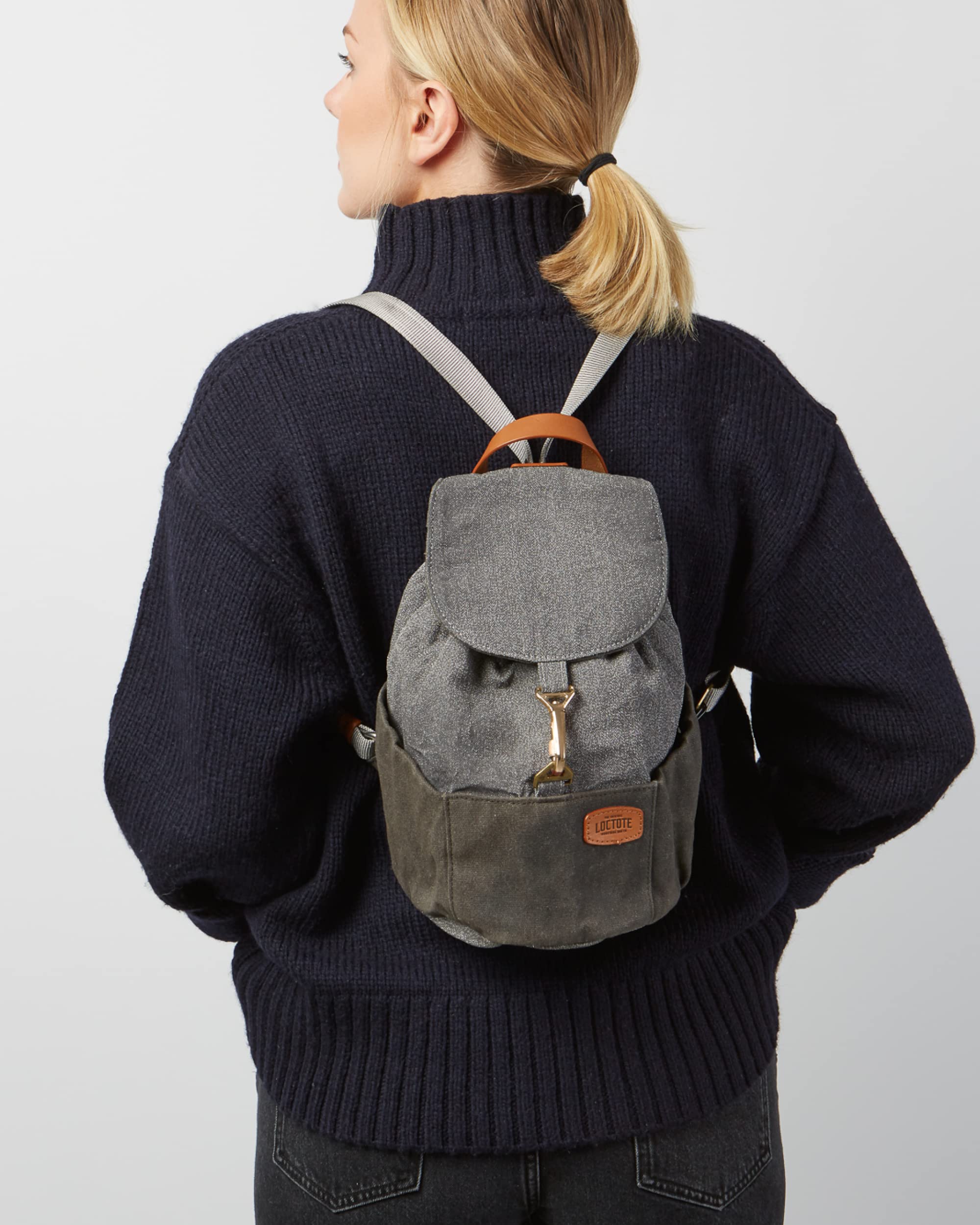 Mini Anti Theft Backpack for Women & Men - Cut-Resistant, RFID Blocking & Waterproof Small Cinch Bag - Secure Travel, Commuting & Outdoor Adventures