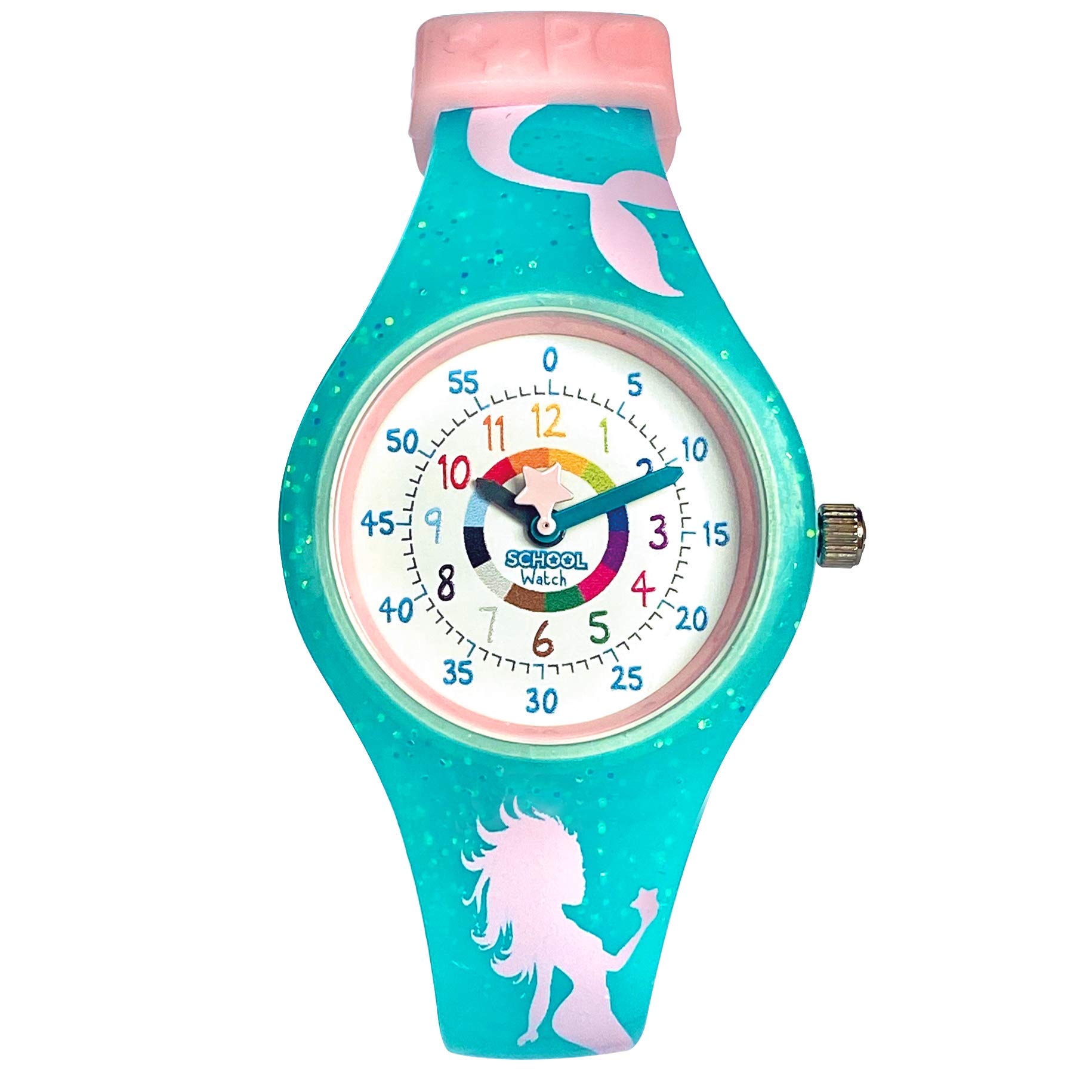 Time Teacher Watch for Kids - Learn to Tell Time Easily | School, Toddler & Hypoallergenic Silicone Watch for Daily Learning