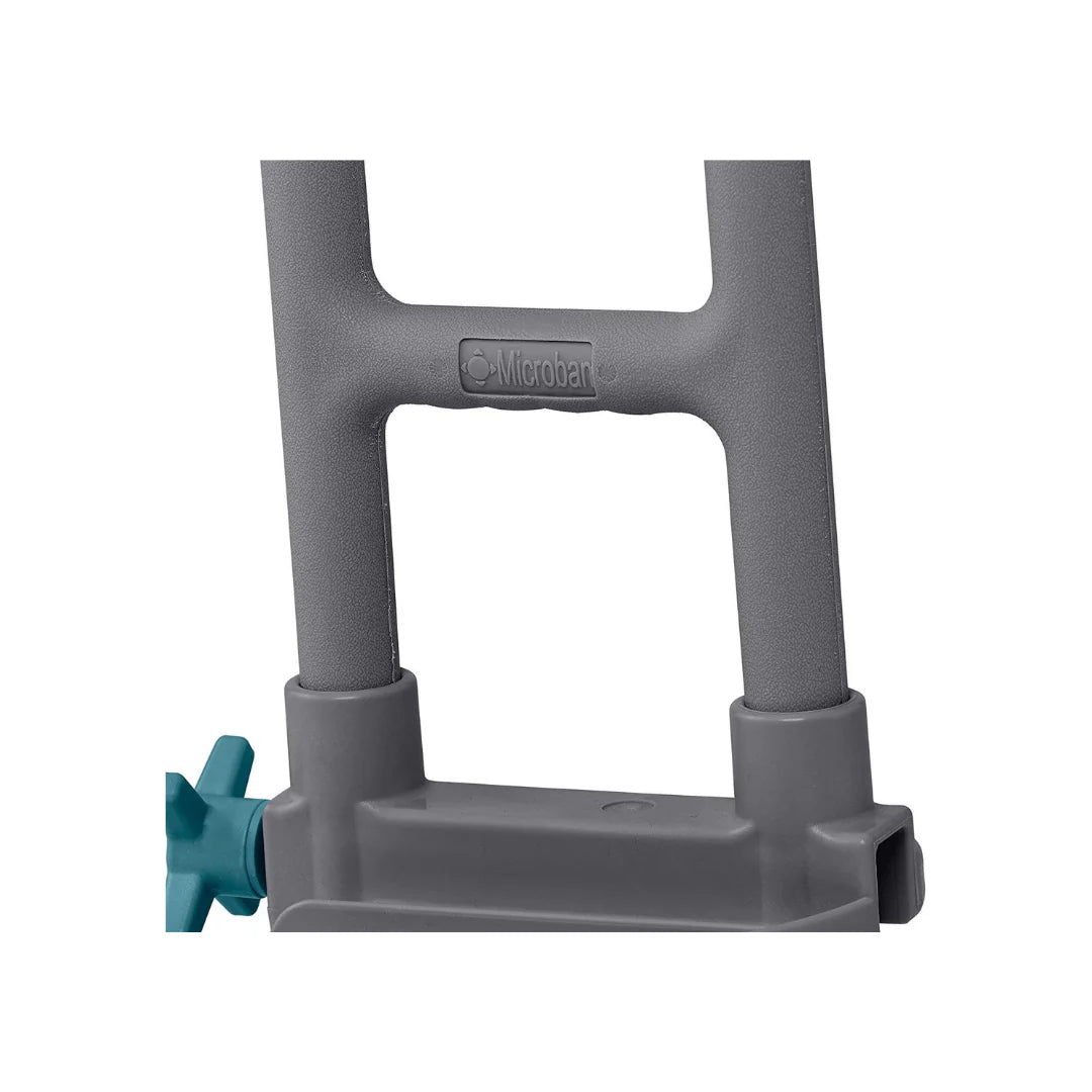 Medline Deluxe Bathtub Grab Bars with Microban - Non-Slip Safety Handles for Elderly & Disabled - Ideal for Bathroom, Shower & Wet Areas