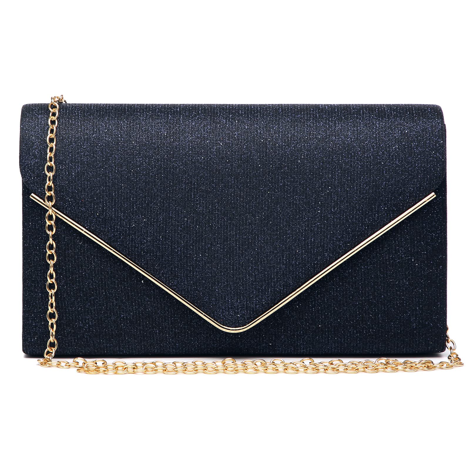 Dasein Women's Sparkling Clutch Purse - Elegant Evening Bag for Wedding, Prom, Cocktail Party | Shimmering Rhinestone Handbag for Formal Events & Special Occasions