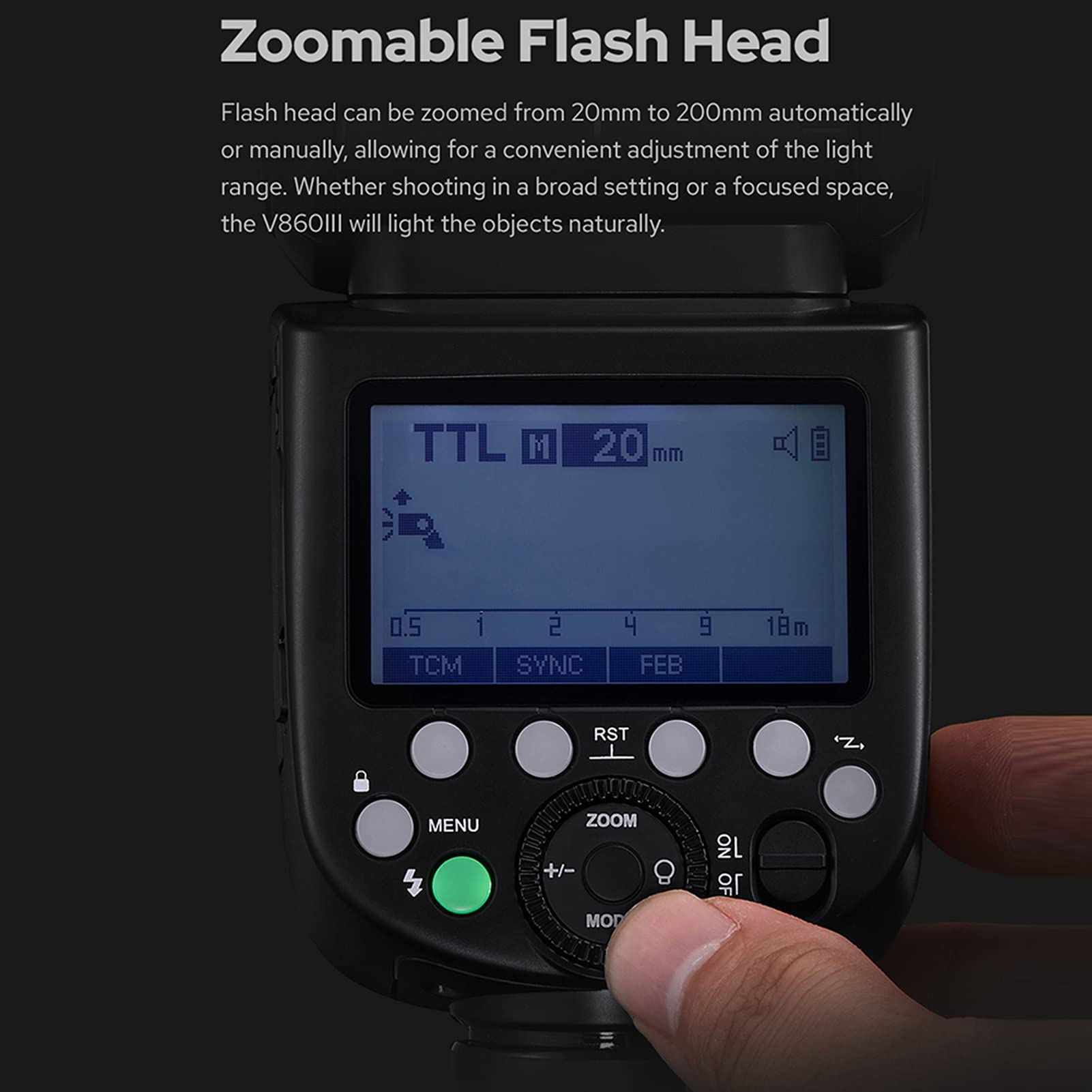 GODOX V860III-F Wireless TTL Speedlite Flash for Fujifilm Cameras - 2.4G X System with Manual/Auto Mode | Perfect for Wedding, Portrait & Studio Photography