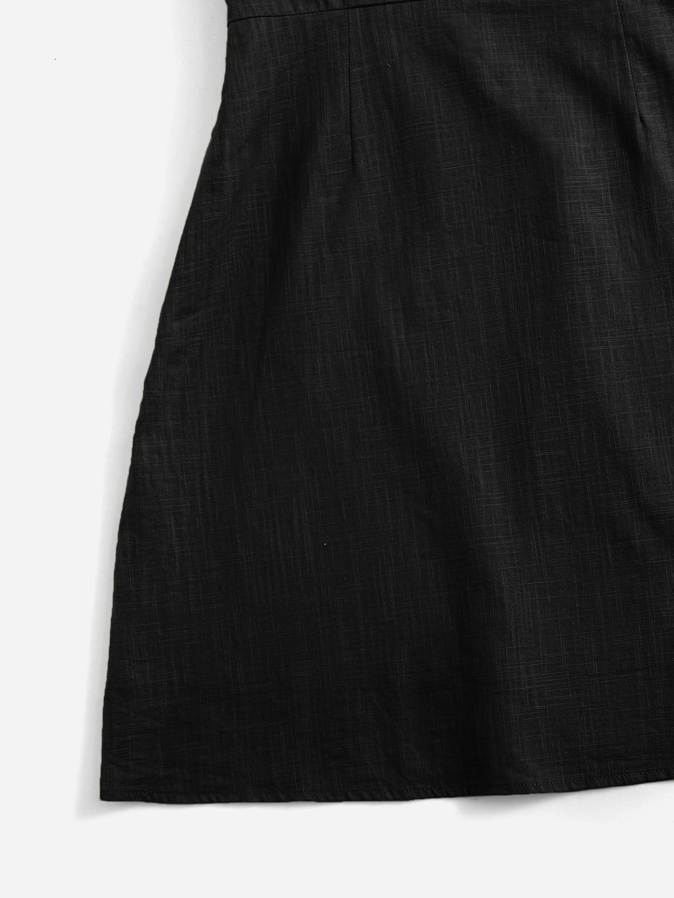 Elegant Women's Puff Sleeve Zip Side Dress Slim Fit Black X-Large - Perfect for Cocktail Parties, Date Nights & Office Wear