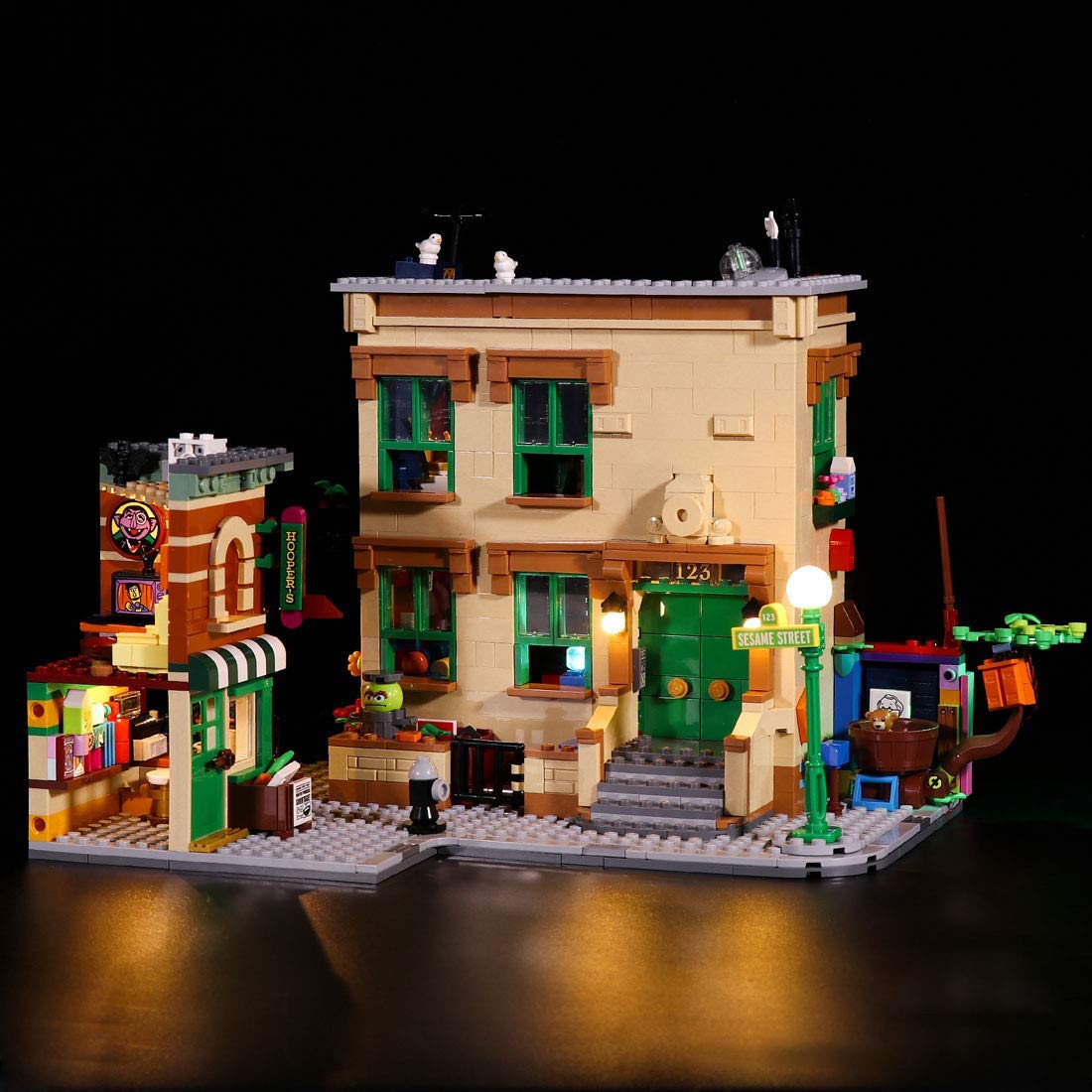 LED Lighting Kit for Lego 123 Sesame Street 21324 - Compatible Light Set for Lego Buildings (Lego Not Included) - Perfect for Home Decoration & Lego Display Enhancement