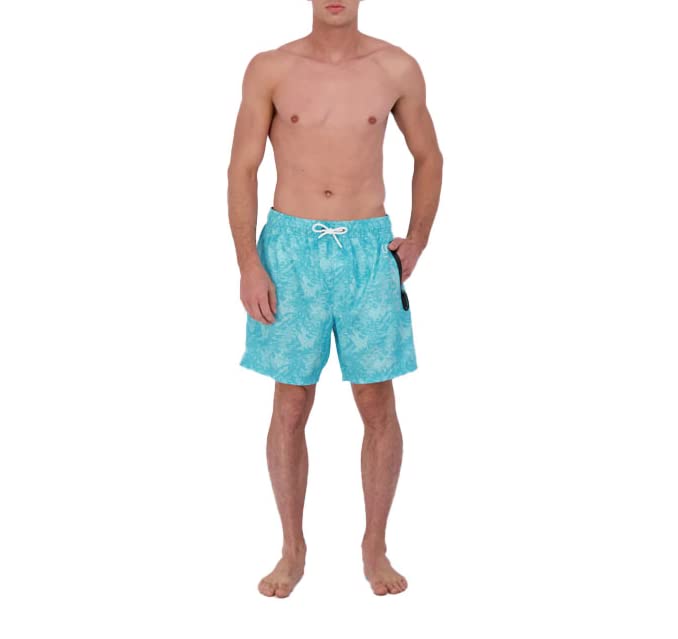 Spyder Men's Quick-Dry Stretch 7-inch Swim Trunks with UPF 50+ Sun Protection, Gym Shorts with Pockets & Mesh Liner - Perfect for Swimming, Beach, Gym & Outdoor Activities