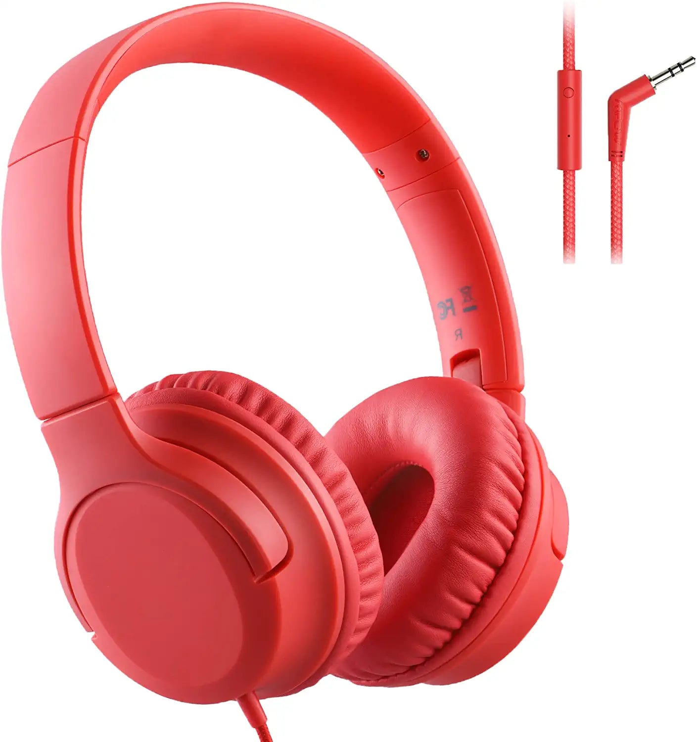 Mpow CHE2 Kids Wired Headphones with Volume Limiter - Safe for School, Travel & Online Learning | Comfortable Over-Ear Design for Children's Study & Entertainment
