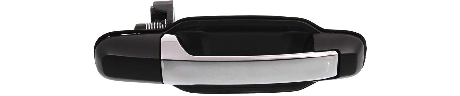 Evan Fischer Chrome Front & Rear Exterior Door Handle Set of 4 for 2003-2009 Kia Sorento - Driver & Passenger Side with Primed Bezel | Easy Installation & Durable Replacement for Car Door Repair