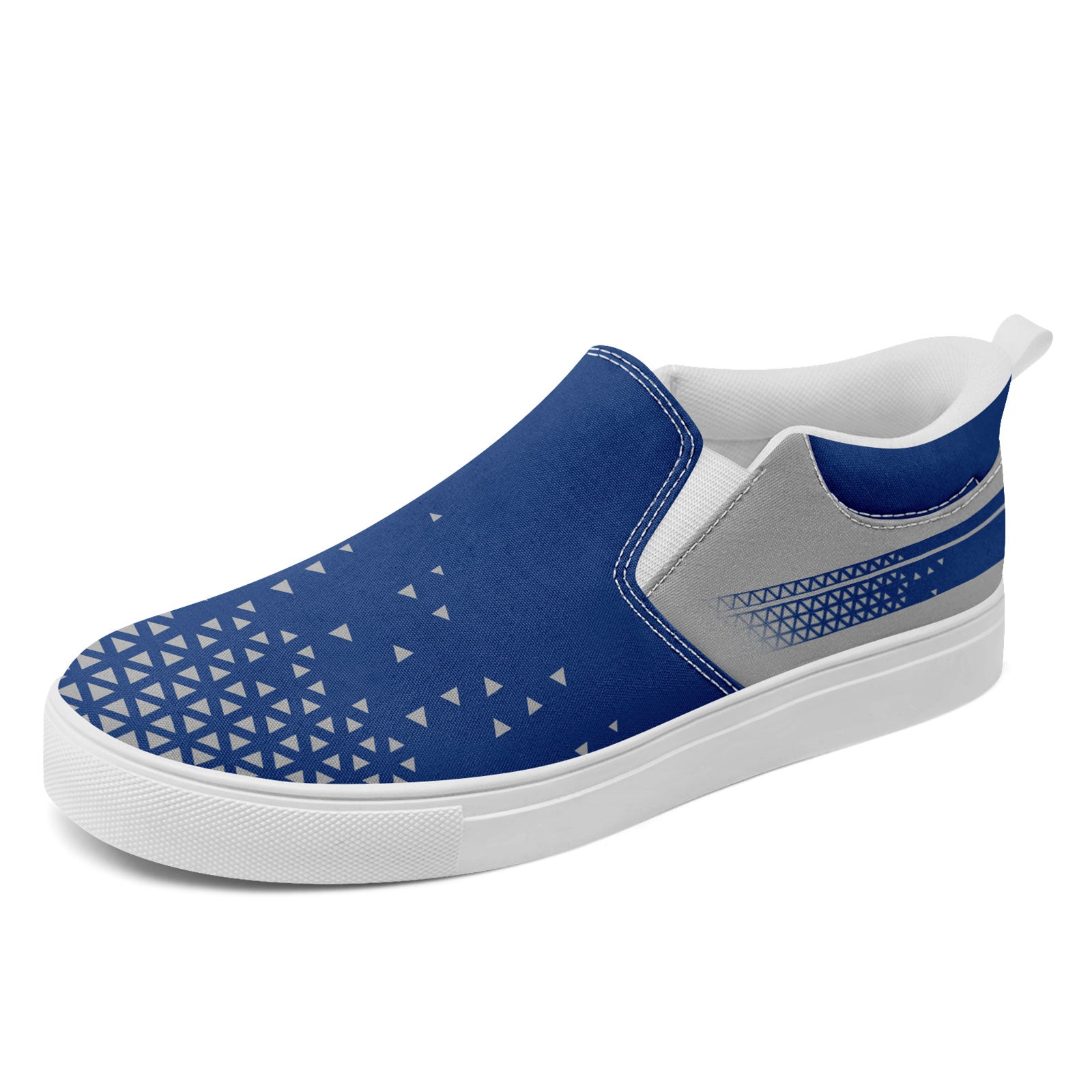 Custom Personalized Slip-On Canvas Sneakers - Handmade Breathable Lightweight Shoes for Men & Women - Perfect for Casual Wear, Walking & Street Fashion (Style: FN071 E023042)