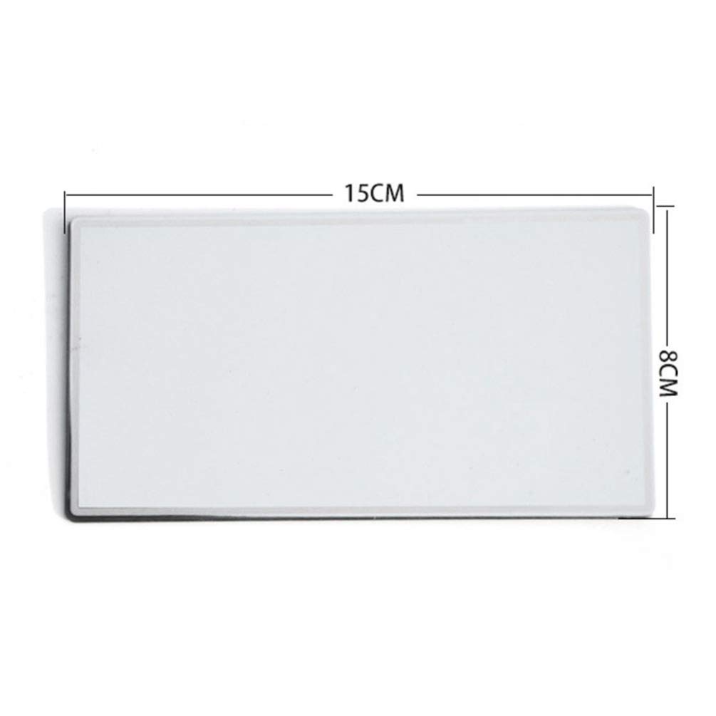 Wakauto Car Sun Visor Mirror - Stick On Vanity Mirror with Light, Wear-Resistant, Easy Installation for Makeup & Grooming | Perfect for Daily Commute, Road Trips & Touch Ups On-The-Go