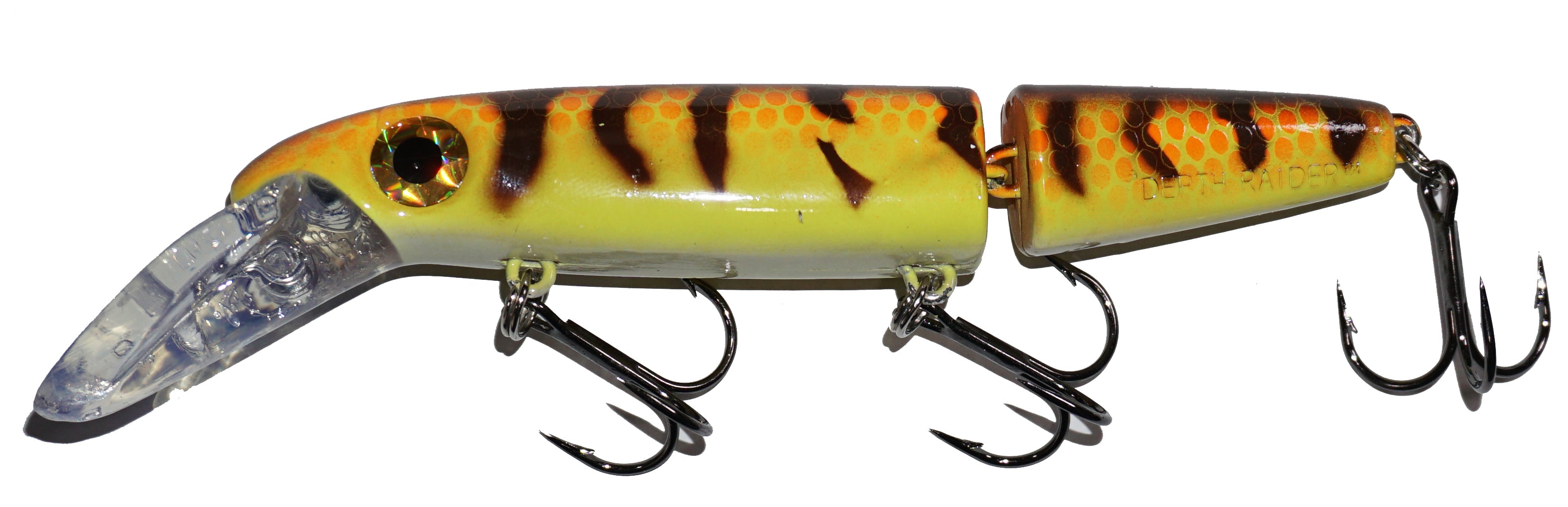 Bucher Jointed 6 DepthRaider Crankbait Fishing Lure - Premium Bass Fishing Bait for Deep Water & Trolling - Perfect for Freshwater & Saltwater Anglers
