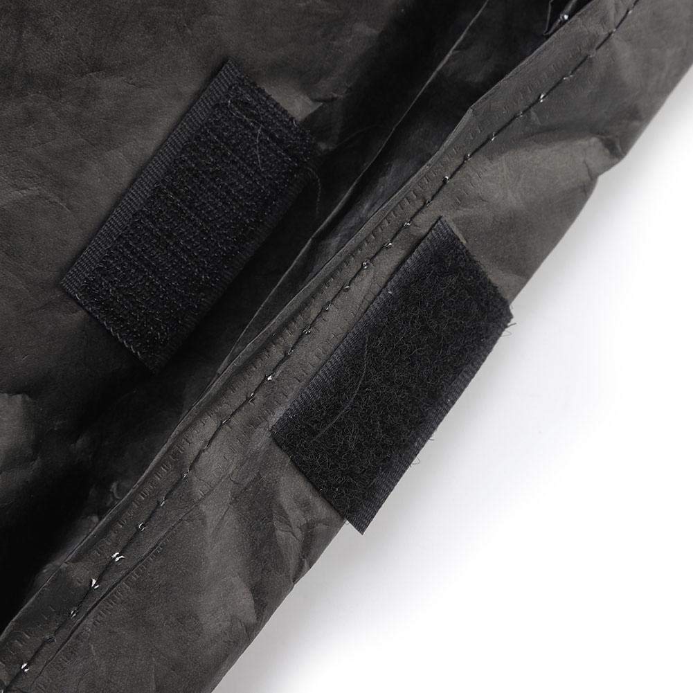 TOPINCN Waterproof Insulated Lunch Box - Reusable Thermal Lunch Bag for Women & Men, Eco-Friendly Kraft Paper Design, Perfect for Office, School, Outdoor Picnics & Travel (Black)