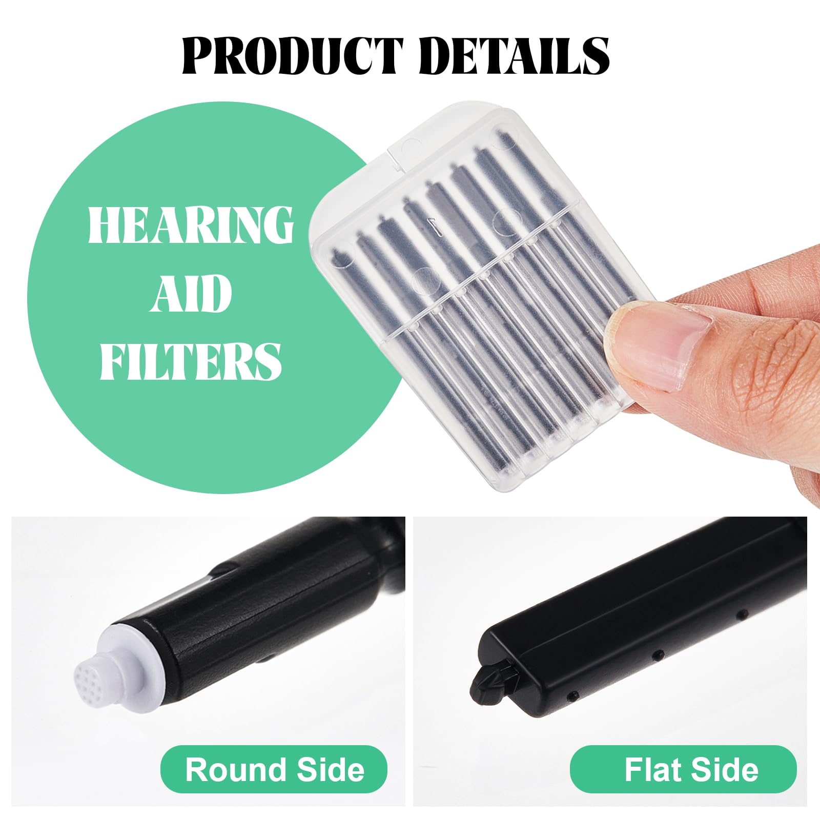 TrelaCo 96 Pcs Hearing Aid Wax Guards - Cerumen Protection Filters & Cleaning Tool Kit with Travel Case | Compatible with Phonak, Widex, Resound | Ideal for Daily Hearing Aid Maintenance & Wax Prevention