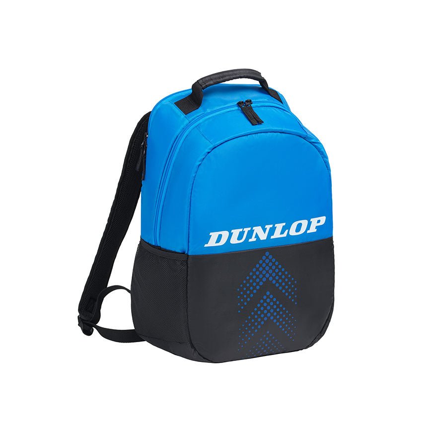 Dunlop FX Club Backpack - Lightweight Tennis & Sports Bag for Men & Women, Black/Blue - Perfect for Gym, Travel & School Essentials