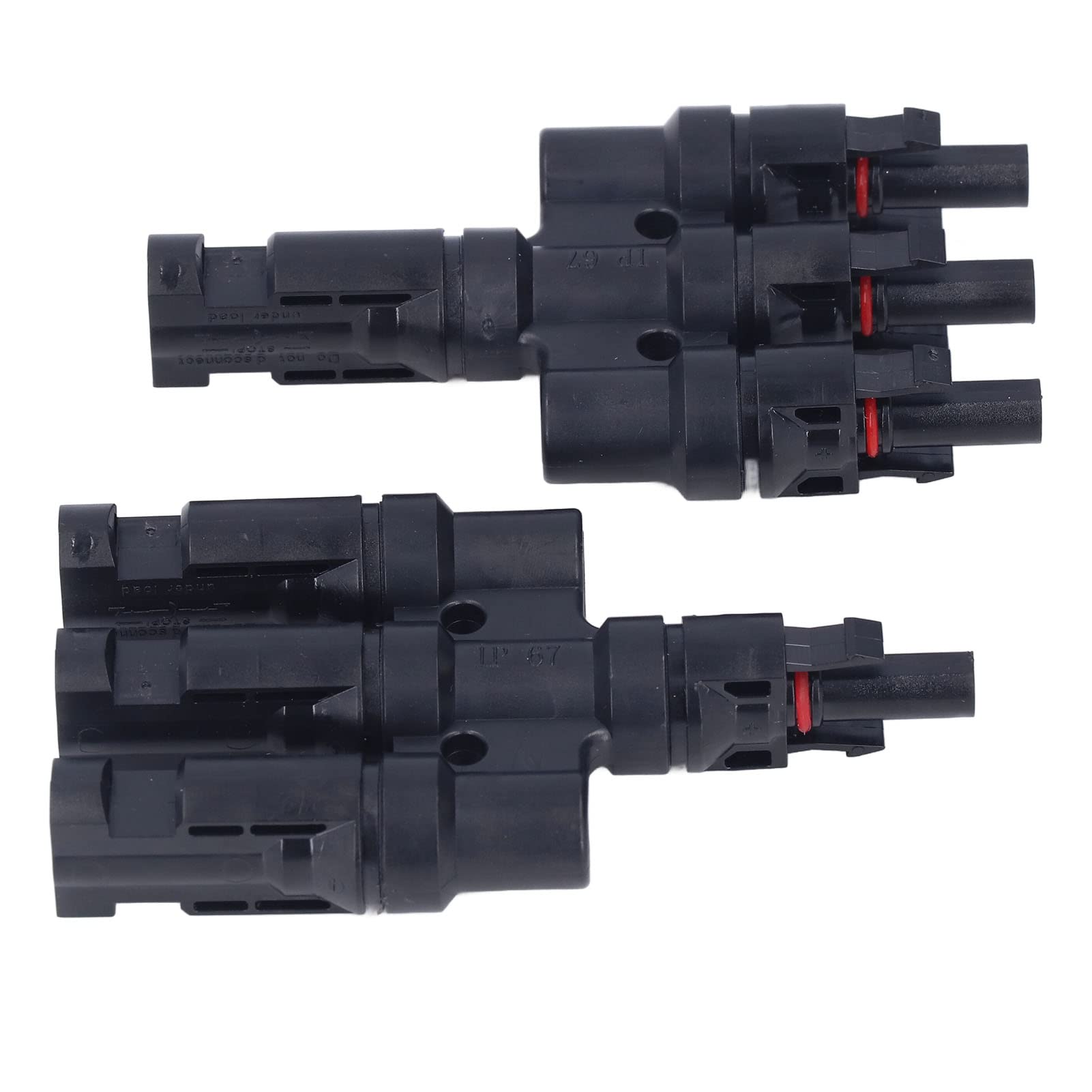 Jeanoko T Branch Connectors Tool - 3 to 1 PPO Wide Utility Solar Connector for Easy Outdoor Electrical Connections | Waterproof & Insulating for Solar Panels, RV, Marine & Off-Grid Power Systems
