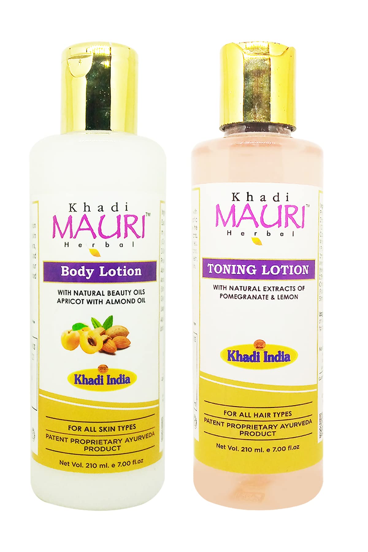 Khadi Mauri Natural Body Lotion & Toning Cream - 420ml | Organic Moisturizer for Dry Skin | Perfect for Daily Hydration & Skin Rejuvenation