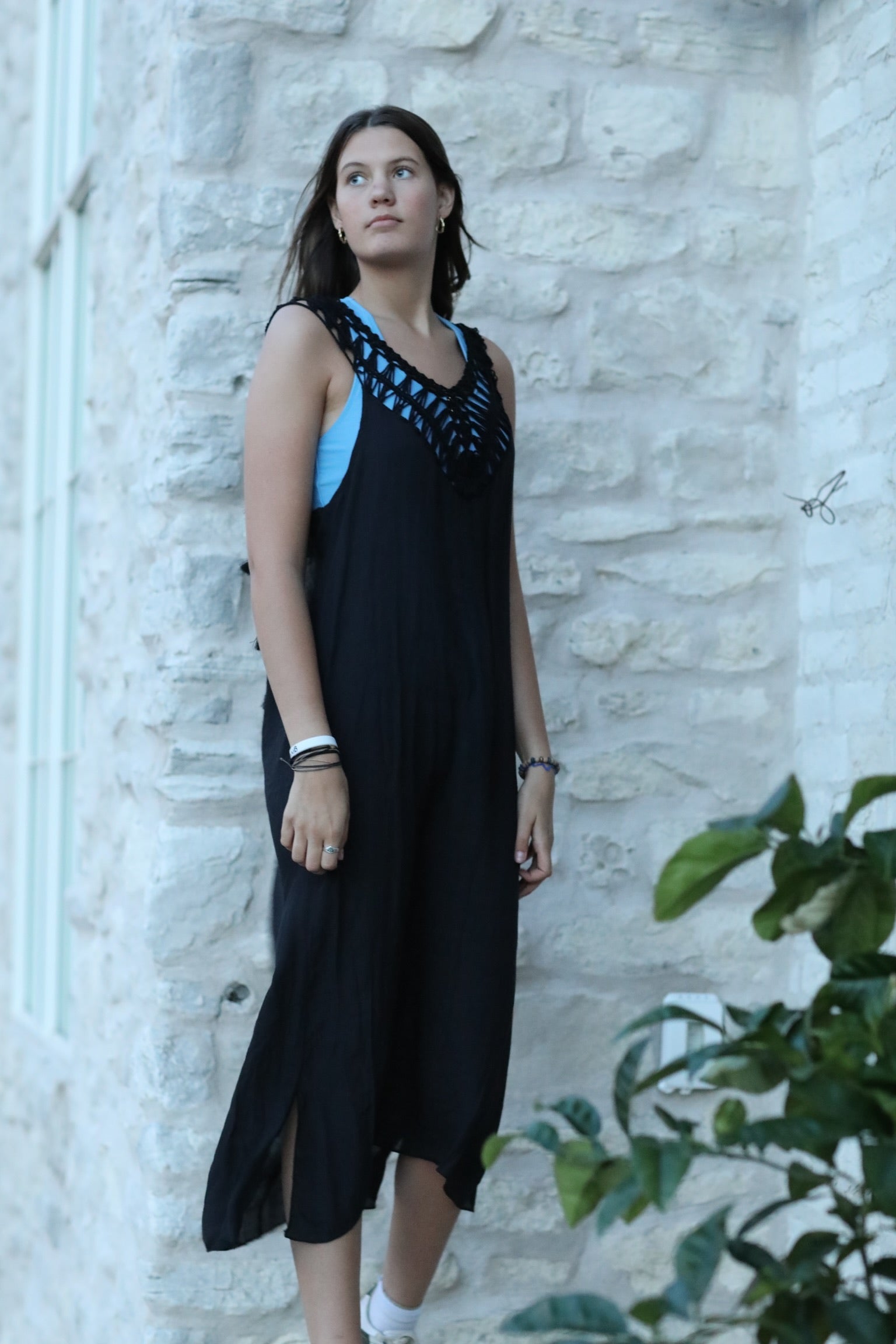 Stylish Black Crochet Cover Up - Lightweight & Breathable Beachwear for Women - Perfect for Pool, Beach, and Summer Outfits