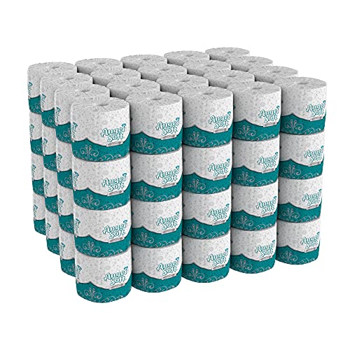 Georgia-Pacific Angel Soft Premium 2-Ply Embossed Bathroom Tissue - 80 Rolls (450 Sheets/Roll) | Ultra Soft & Strong Toilet Paper for Home, Office & Commercial Use