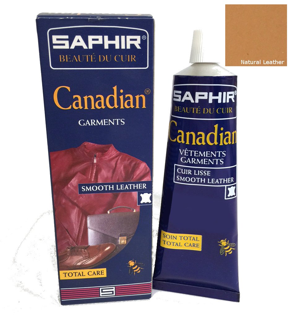 Saphir Canadian Premium Shoe Polish 75ml - Leather Care & Shine for Boots, Dress Shoes & Accessories | Perfect for Home & Professional Use