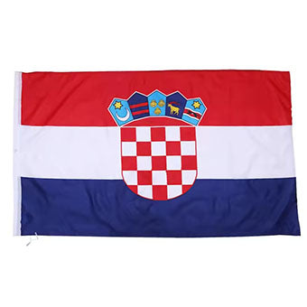 Premium Croatia Flag 90x150cm - Large Outdoor & Indoor Croatian National Flag for Sports Events, National Holidays & Home Decoration