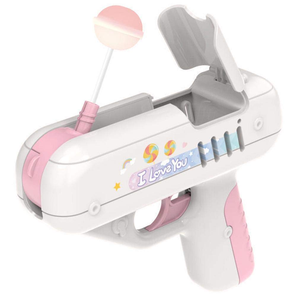 Fun Candy Shooting Gun Toy with Lollipop Storage - Sweet Novelty Gift for Kids Birthday Party Favors & Surprise Gifts for Boys and Girls | Perfect for Easter Baskets, Halloween Treats & Christmas Stocking Stuffers