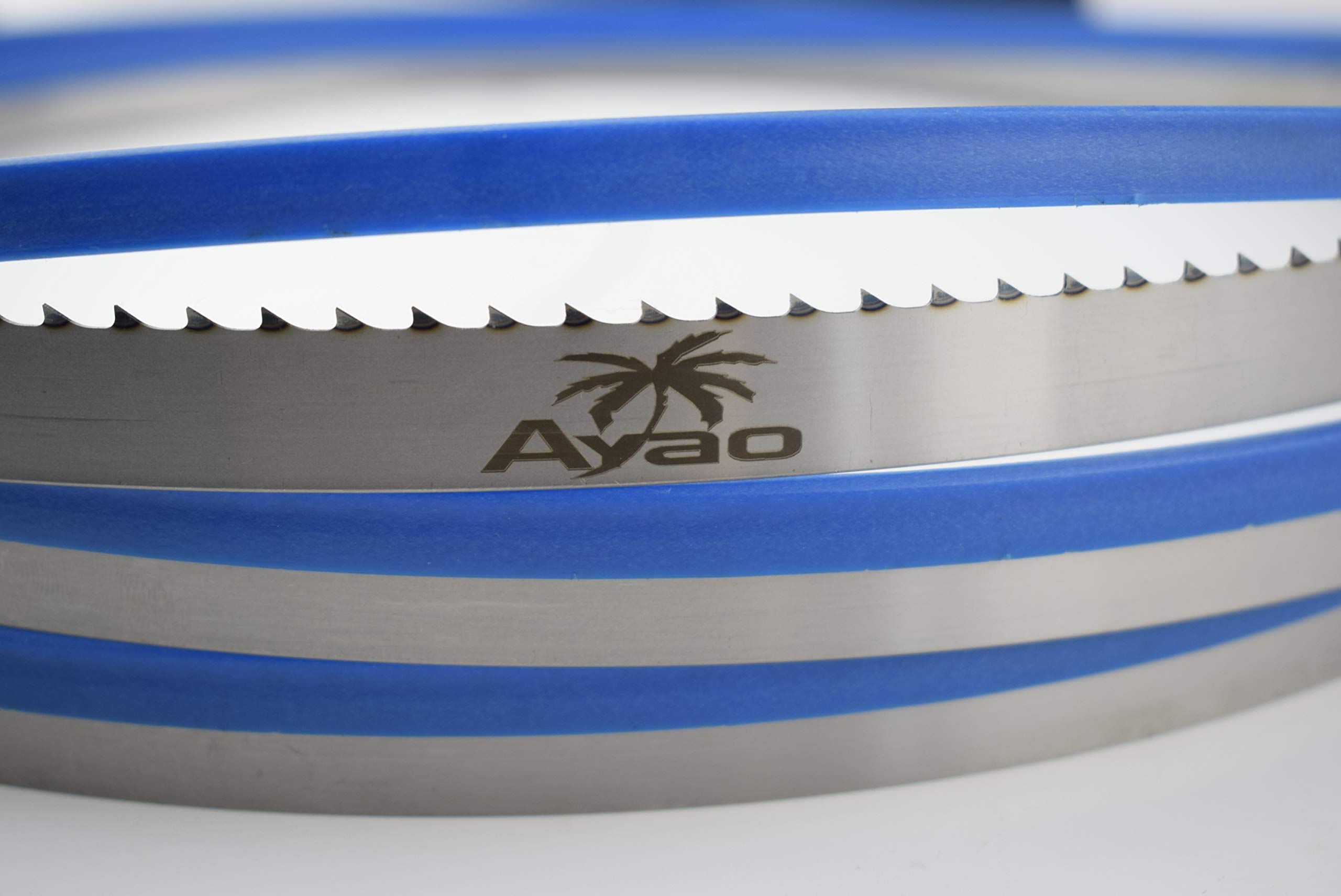 AYAO 82-Inch Hardened Teeth Band Saw Blades - 1/2 Inch Width, 4TPI for Woodworking & Metal Cutting | Perfect for DIY Projects & Professional Use