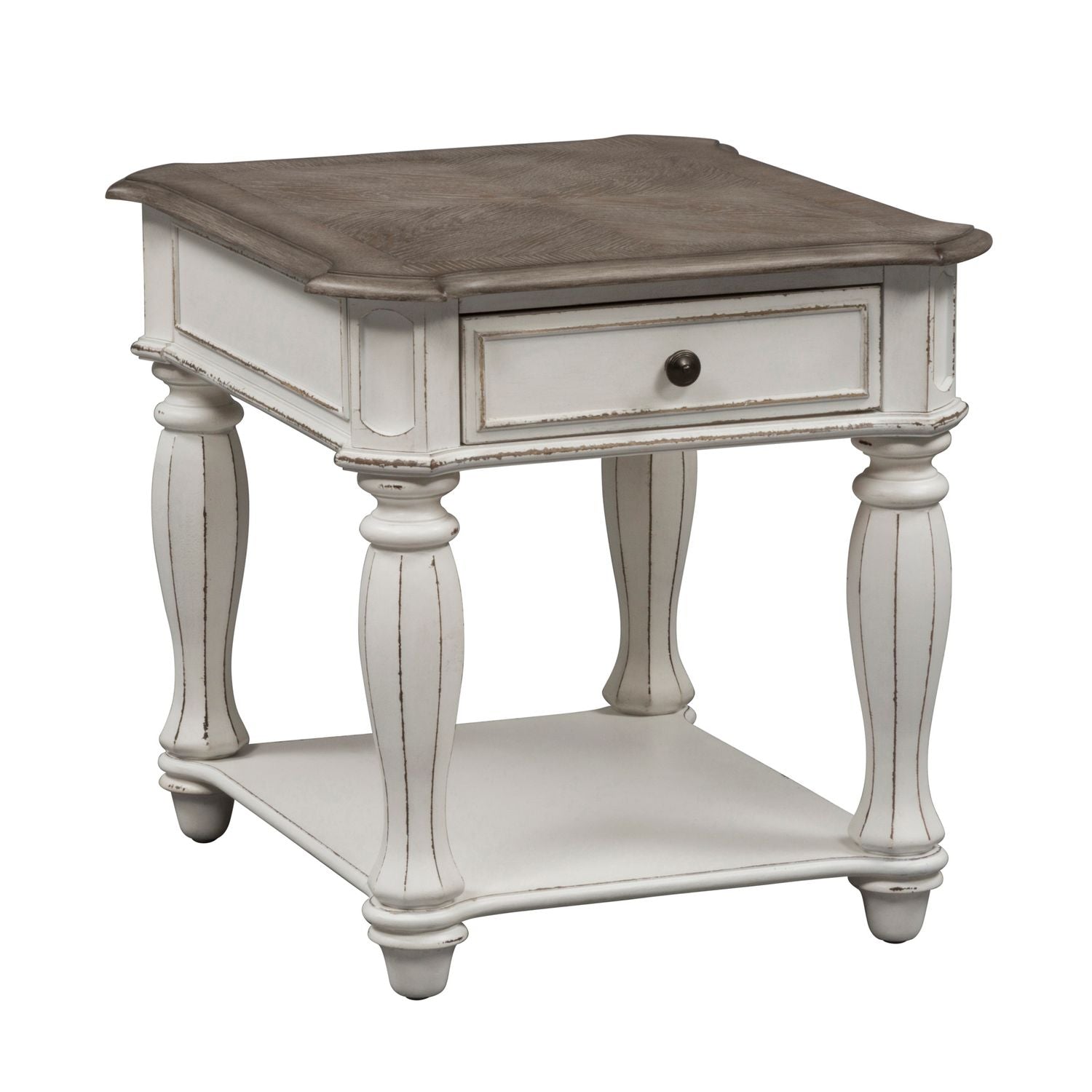 Magnolia Coffee Table - Modern Wooden Coffee Table for Living Room, Farmhouse & Rustic Home Decor - Perfect for Coffee, Books & Living Room Essentials