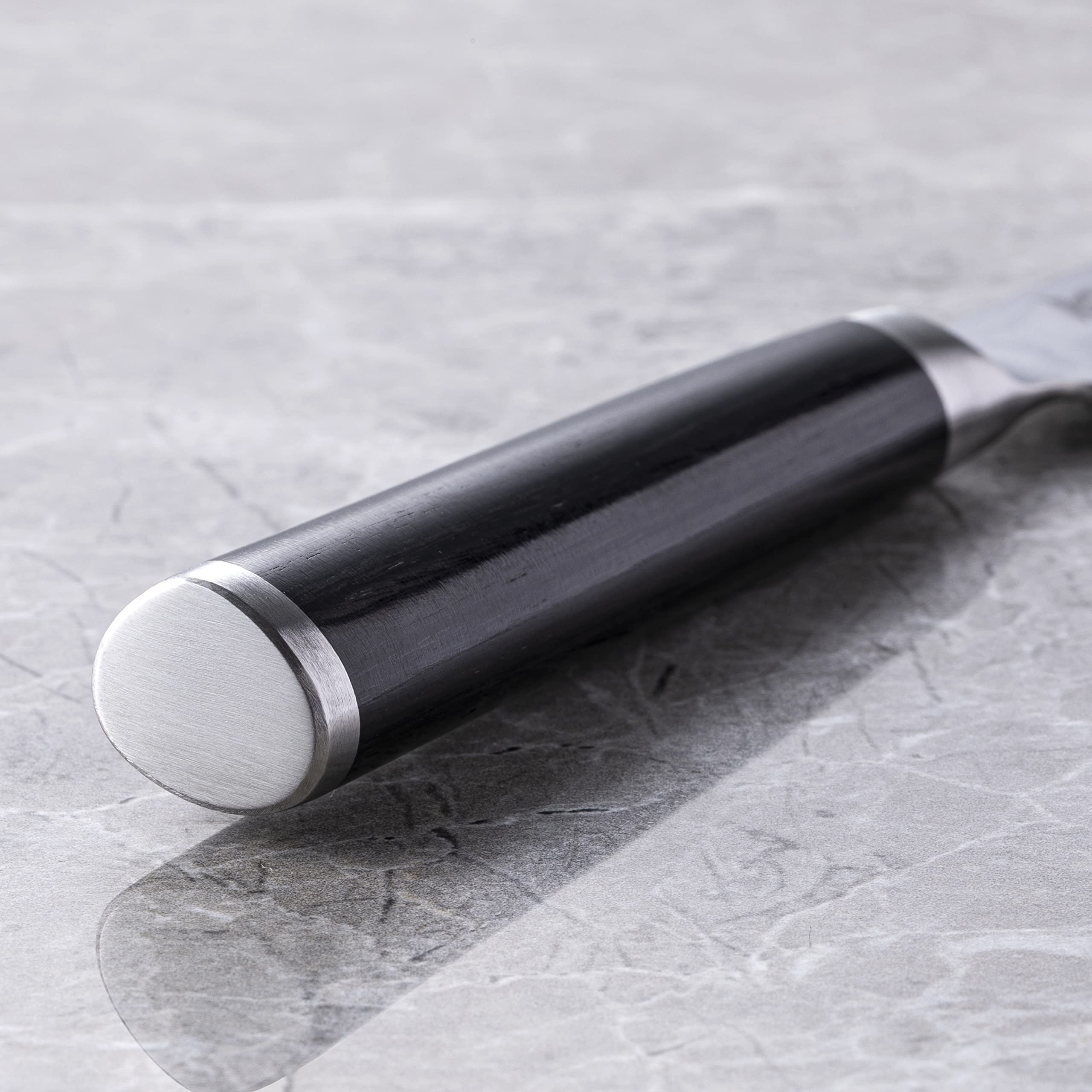 Shun Classic 3.5 Inch Straight Vegetable Knife - Japanese VG-MAX Steel Blade, Handcrafted Kitchen Knife for Precise Chopping & Slicing - Perfect for Chefs, Home Cooks & Vegetable Preparation