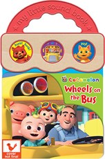 Cocomelon Wheels on the Bus Musical Sound Book for Kids - Interactive Sing-Along Toy with Lights & Sounds - Perfect for Toddler Learning & Playtime Fun