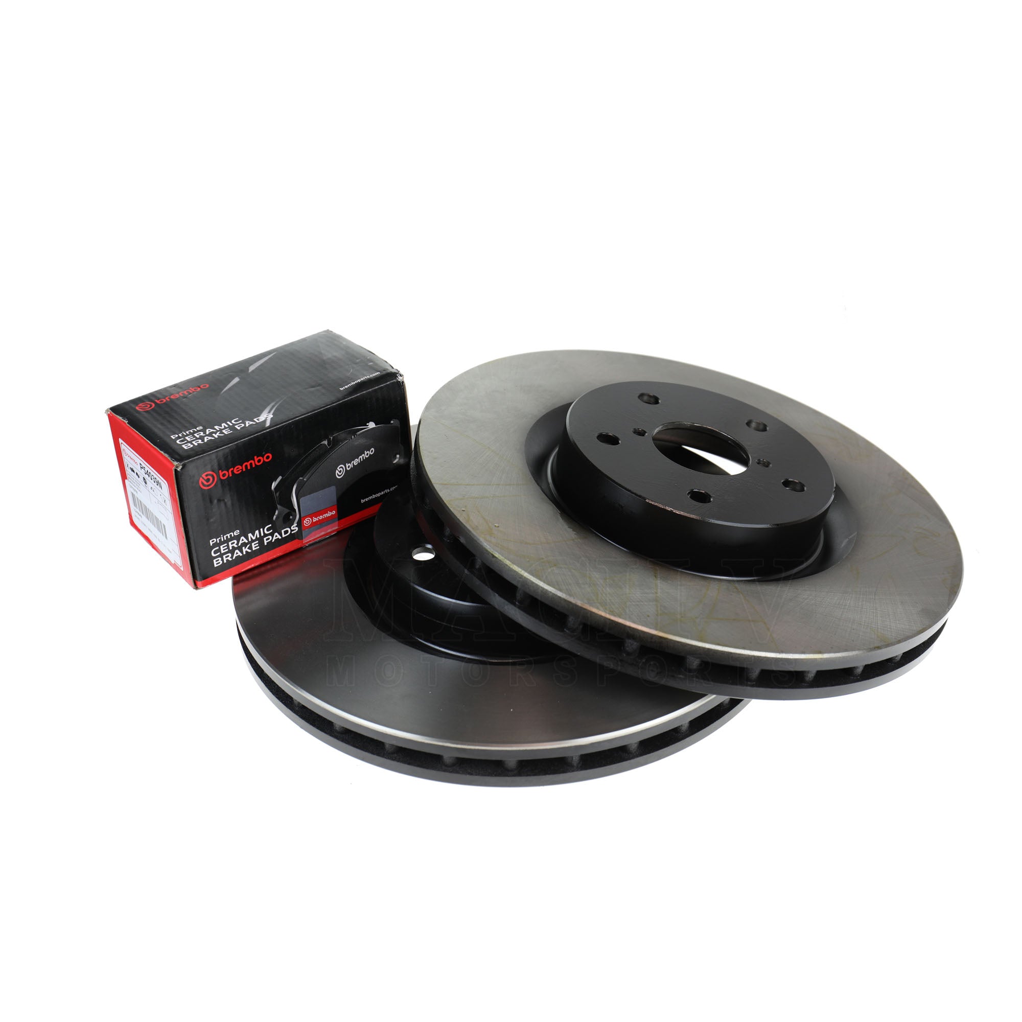 High-Performance Brake Pad & Premium Rotor Kit - Front Basic for 2015-2017 Subaru WRX STI | Perfect for Street Racing & Daily Commuting