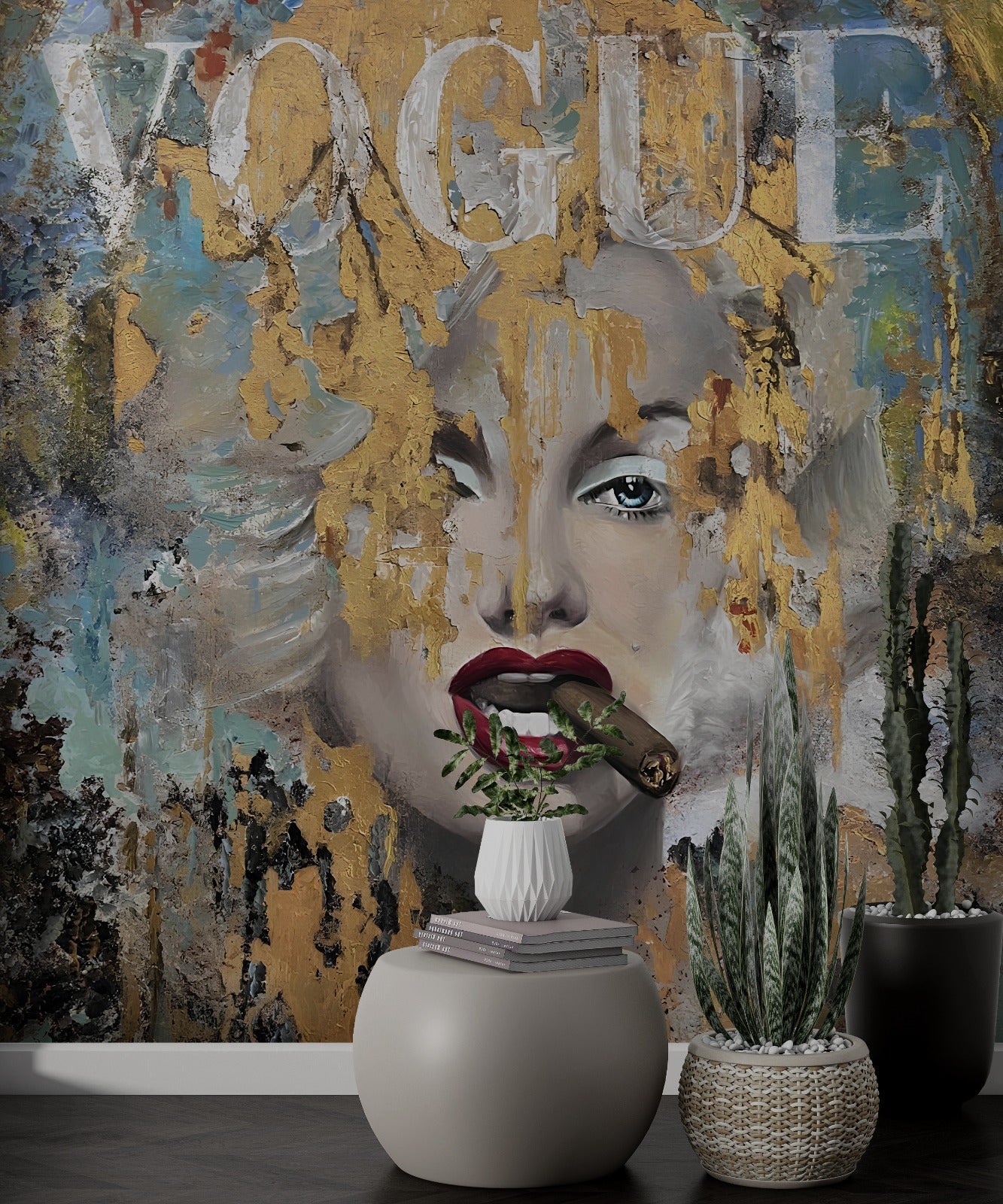 Vintage Marilyn Monroe Wallpaper Mural - Classic Hollywood Glamour Wall Decor for Living Room, Bedroom & Office
