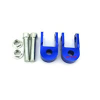 2 Pack Blue Shock Absorber Height Extension Extenders for ATV Pit Dirt Trail Bikes - Lift Kit for Off-Road Adventures & Rough Terrain Riding