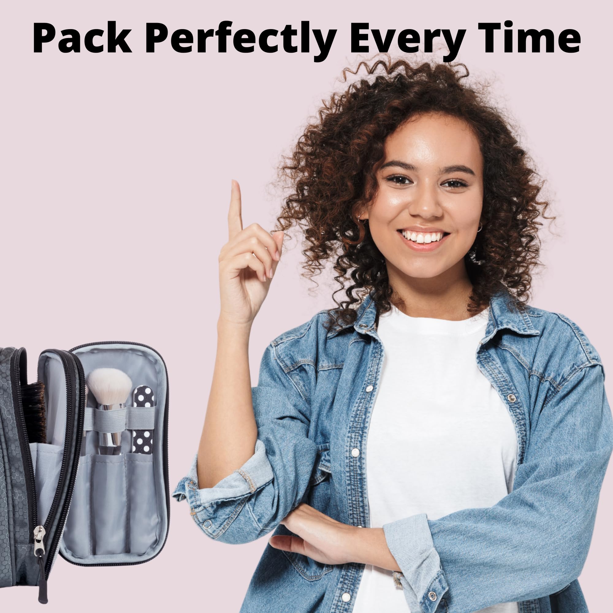 BORSALI Eco-Friendly Paper Soap Sheets with Portable Hanging Toiletry Bag - Perfect for Travel, Camping, Gym & Emergency Kits