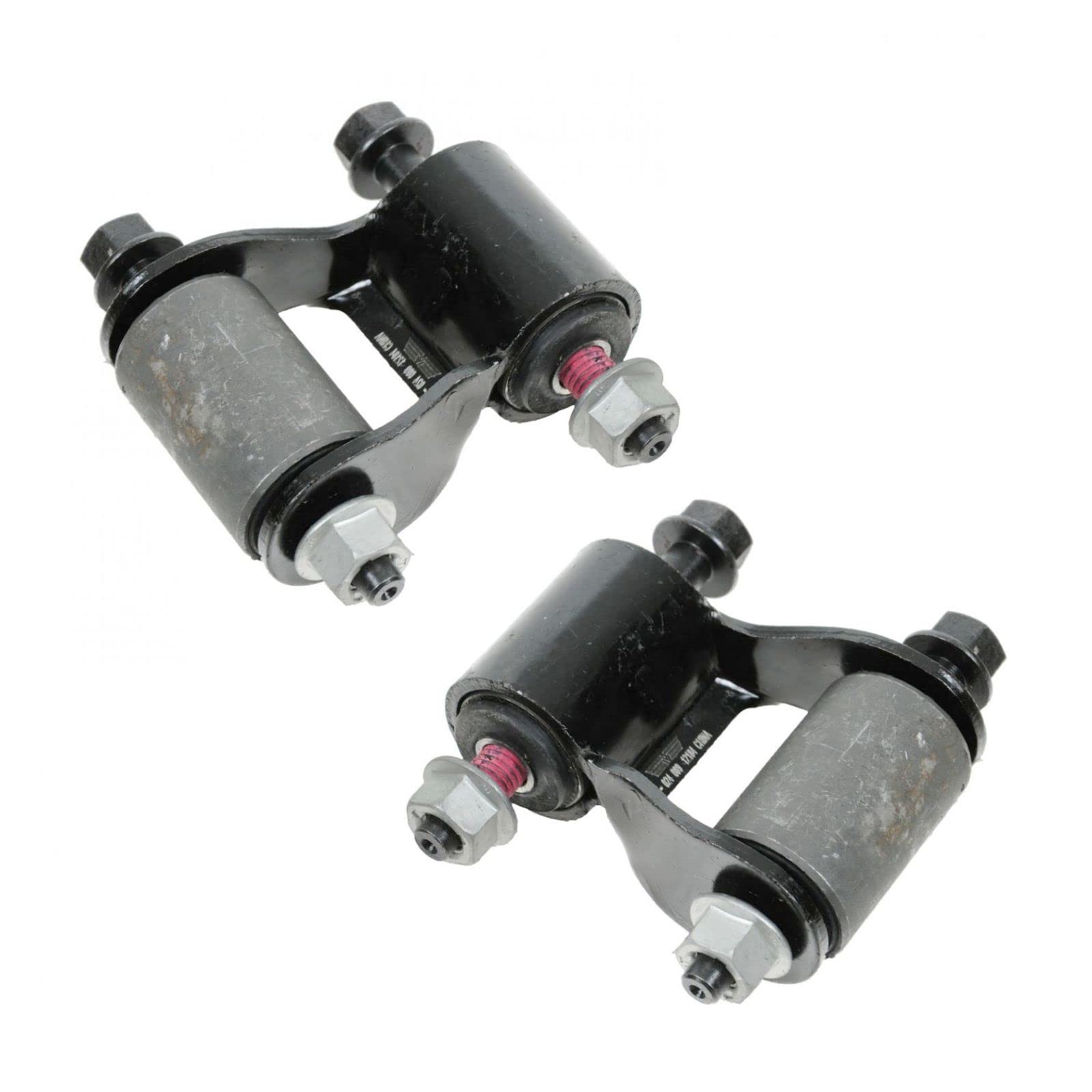 Rear Leaf Spring Shackle Kit Left Right Pair Set for 1994-2001 Jeep Cherokee Wagoneer - Heavy Duty Suspension Upgrade for Off-Road & Towing