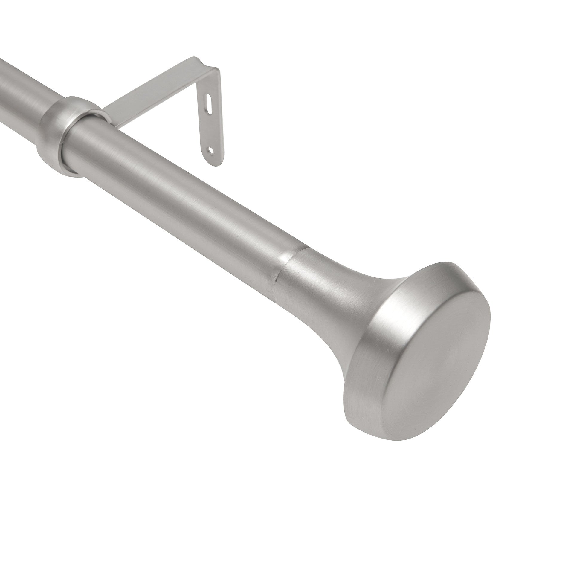 Ella Adjustable Curtain Rod - Heavy Duty Steel Drapery Rod for Windows - Perfect for Living Room, Bedroom & Home Decor