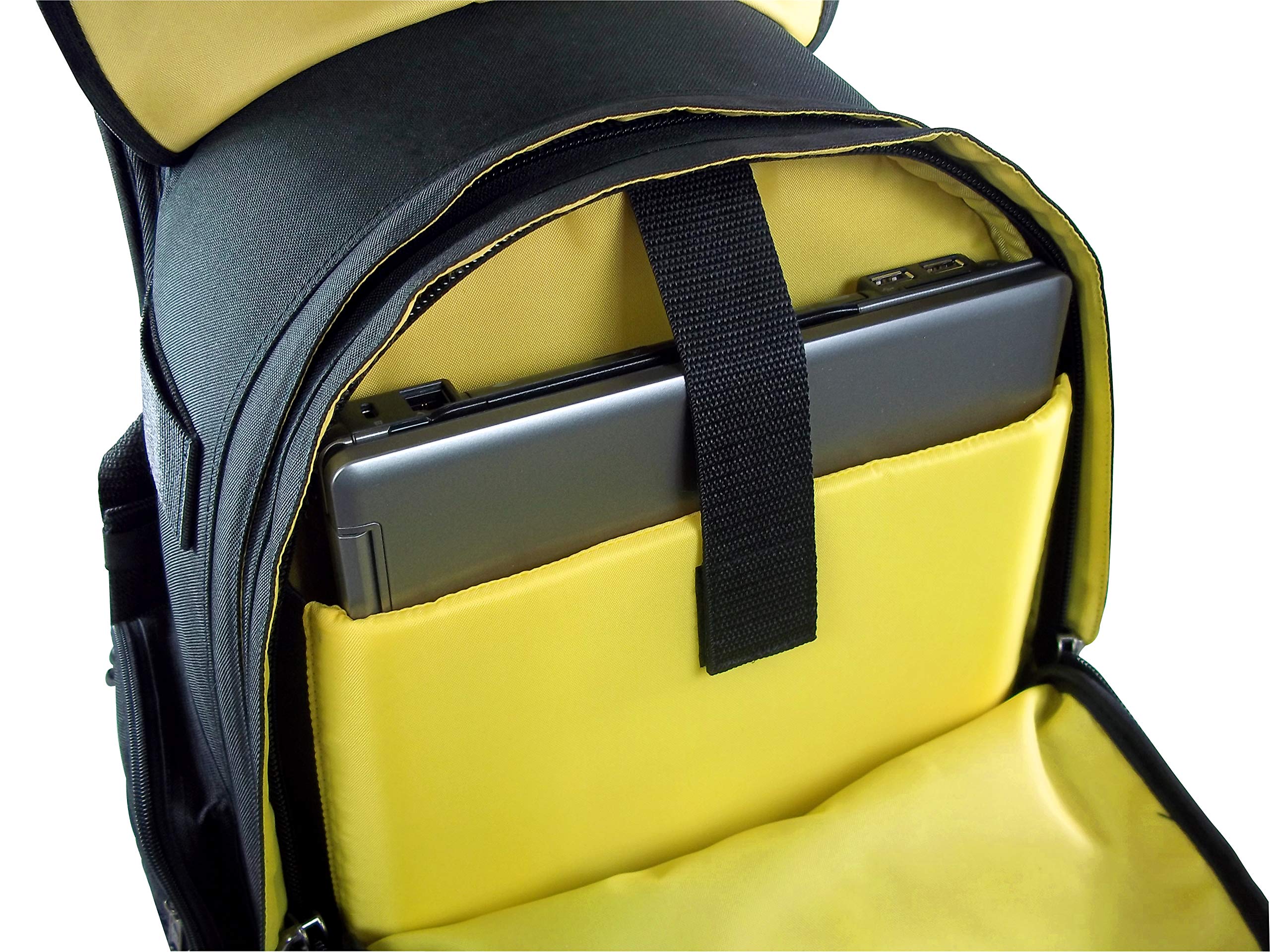 ACPRO1900 Professional Camera Backpack - Waterproof Padded Laptop Compartment with Rain Cover & Adjustable Straps - Durable Equipment Bag for DSLR Cameras, Laptops & Accessories - Perfect for Travel, Photography & Outdoor Adventures