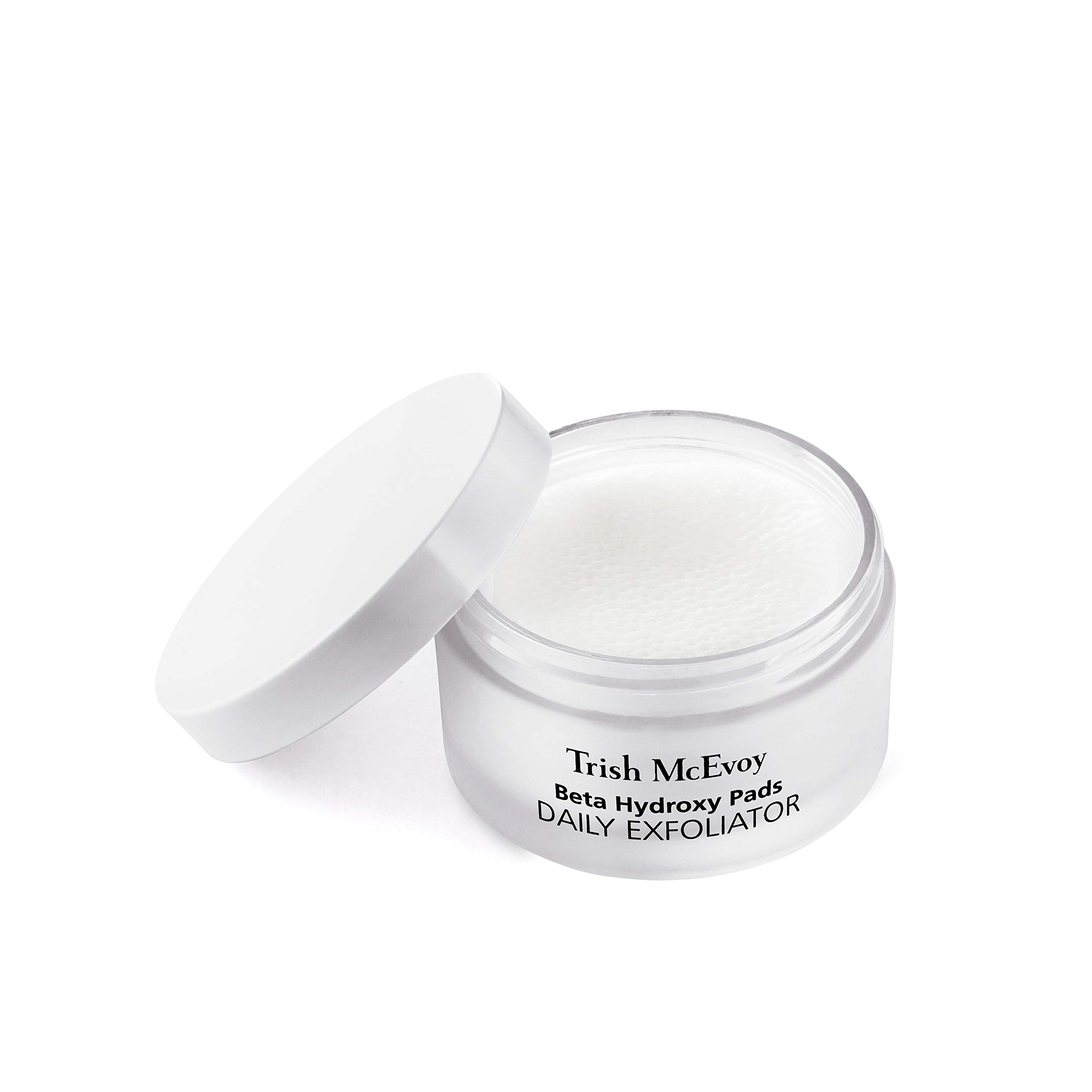 Trish McEvoy Women's Correct & Brighten Beta Hydroxy Pads - Daily Exfoliating Face Pads for Glowing Skin | Gentle Exfoliation, Brightening & Pore Refining | Perfect for Morning & Night Skincare Routine