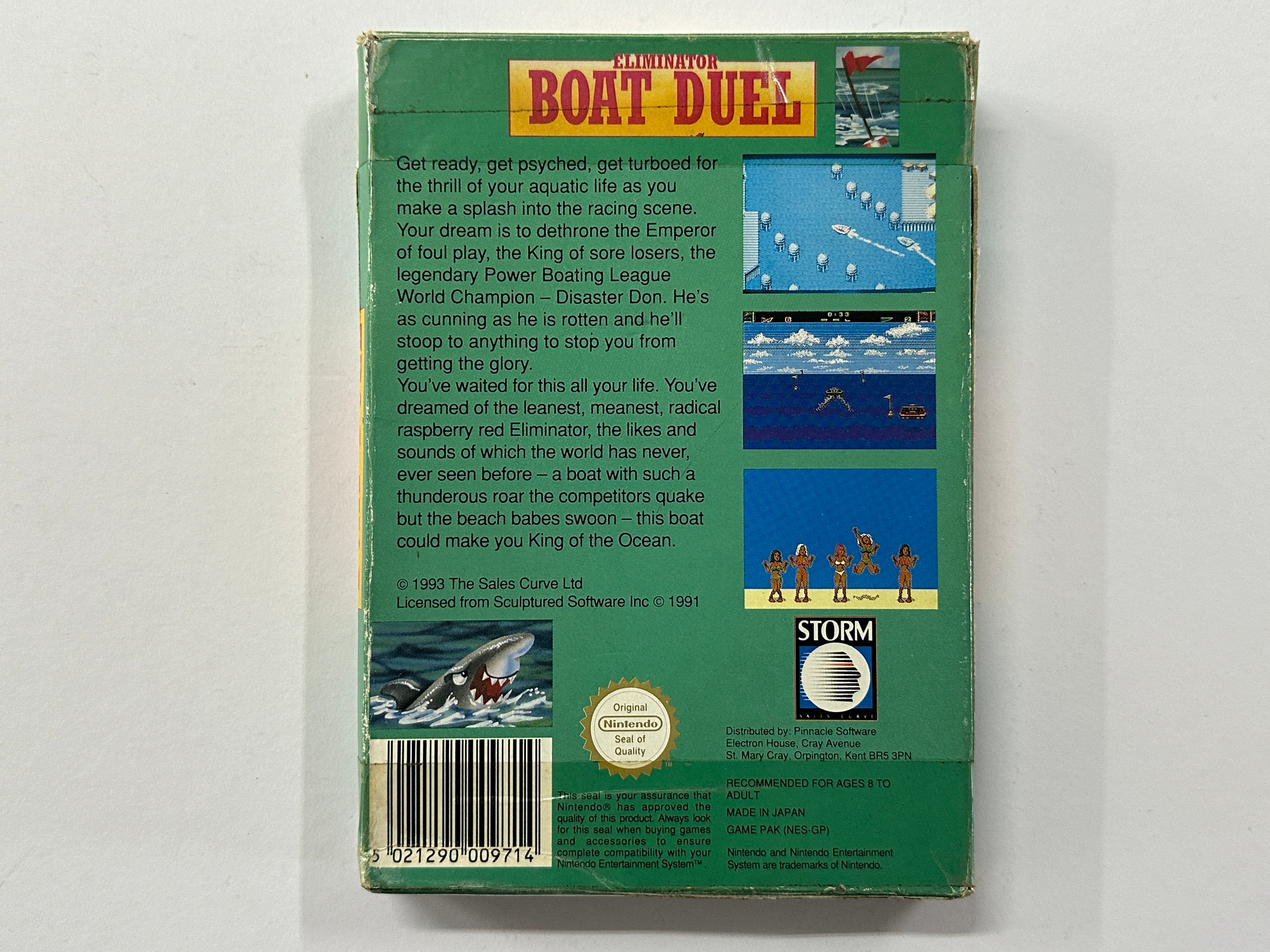 Eliminator Boat Duel Racing Game - Original Box Included | Perfect for Family Game Nights & Boat Enthusiasts