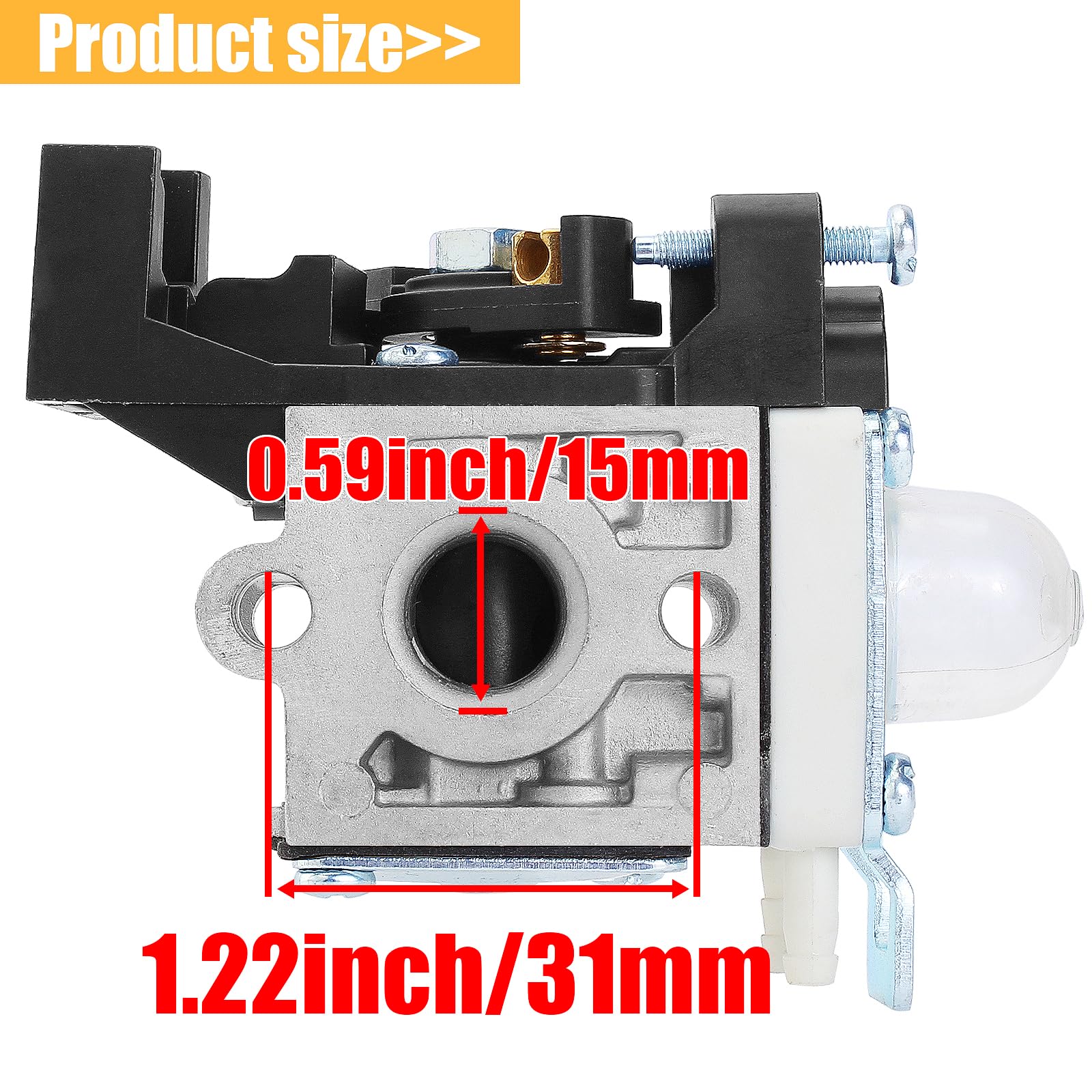 Zama RB-K94 Carburetor Replacement for Echo SRM-225, SRM-225i, SRM-265, SRM-265ES Trimmer & Brush Cutter - Compatible with Lawn Mower, Chainsaw & Outdoor Power Tools - Perfect for Lawn Care, Landscaping & Garden Maintenance