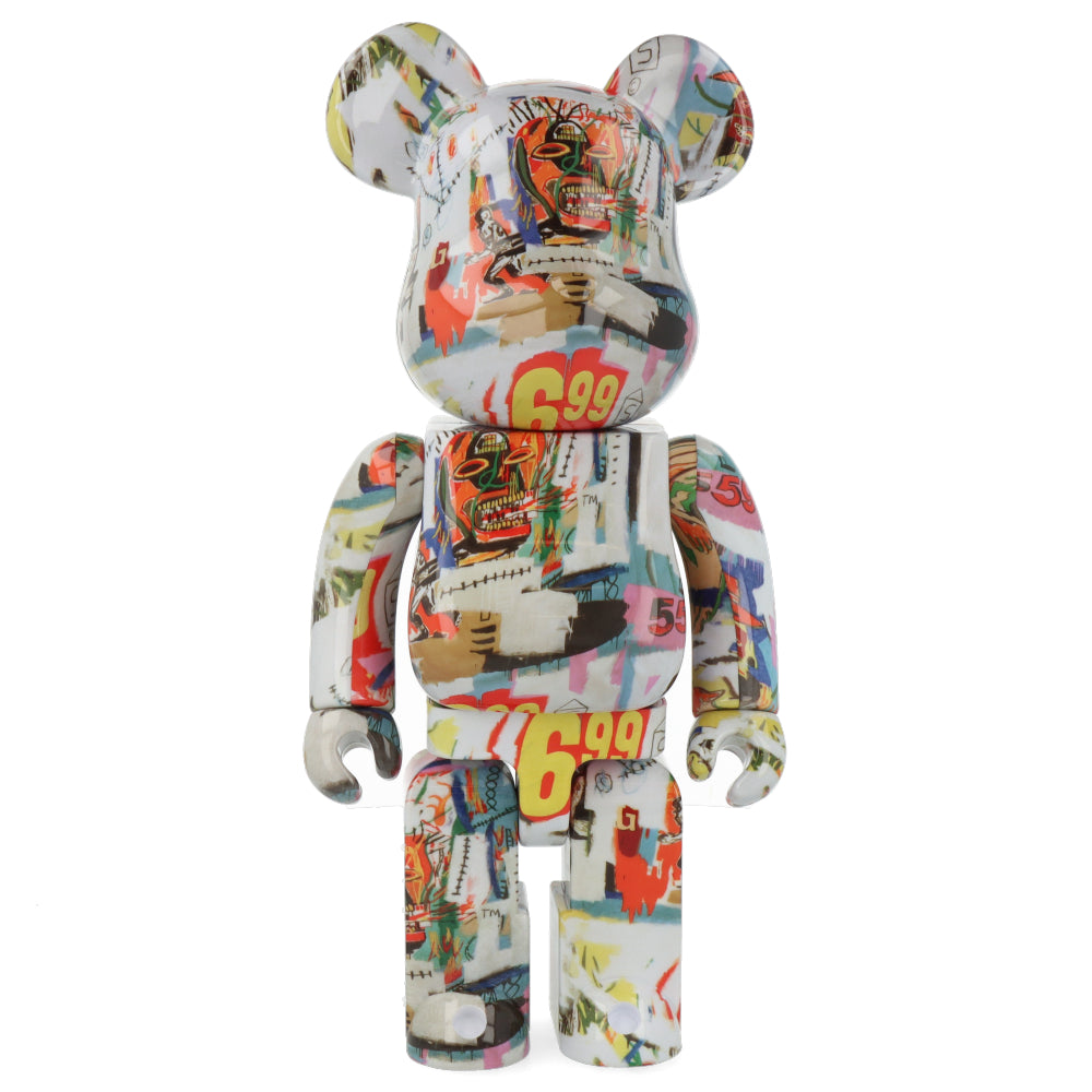 400% Bearbrick Warhol X Basquiat 4 - Limited Edition Designer Art Toy Collectible - Perfect for Home Display, Office Decor & Pop Culture Enthusiasts