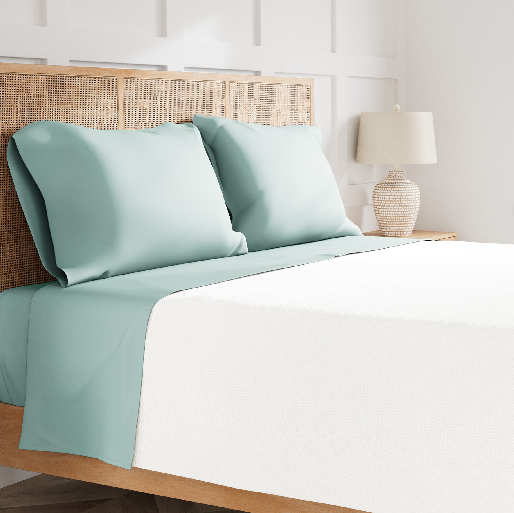 Premium Ready to Bed 2.0 Sheet Set - Soft Breathable Bedding for Ultimate Comfort - Perfect for Master Bedroom, Guest Room & Vacation Homes