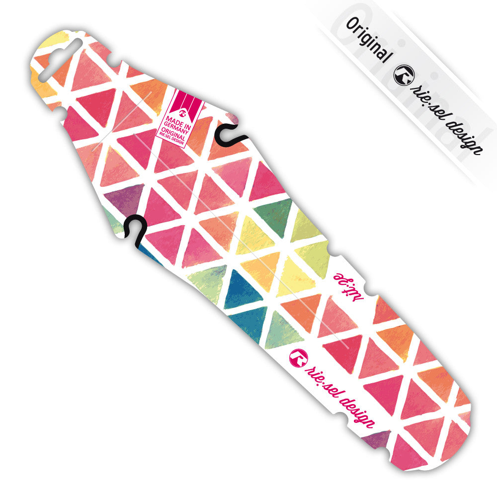 Color Triangle Rear Fender for Bicycle - Durable Bike Mudguard for Mountain & Road Bikes - Perfect for Wet Weather Cycling & Off-Road Adventures