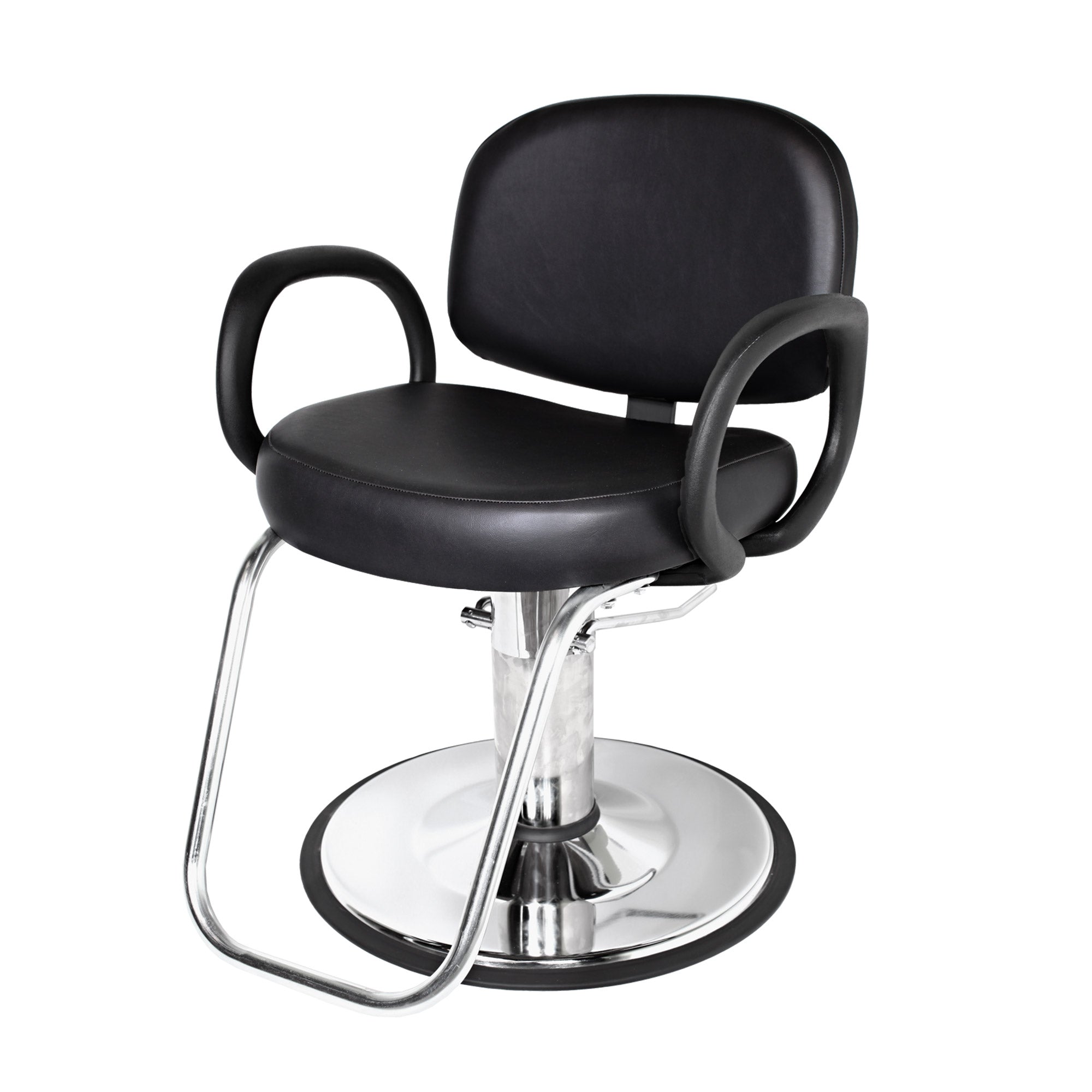 Kiva Styling Chair - Adjustable Salon Hairdressing Chair with Hydraulic Lift, Swivel Base & Footrest - Perfect for Home Salon, Barber Shop & Beauty Parlor Use