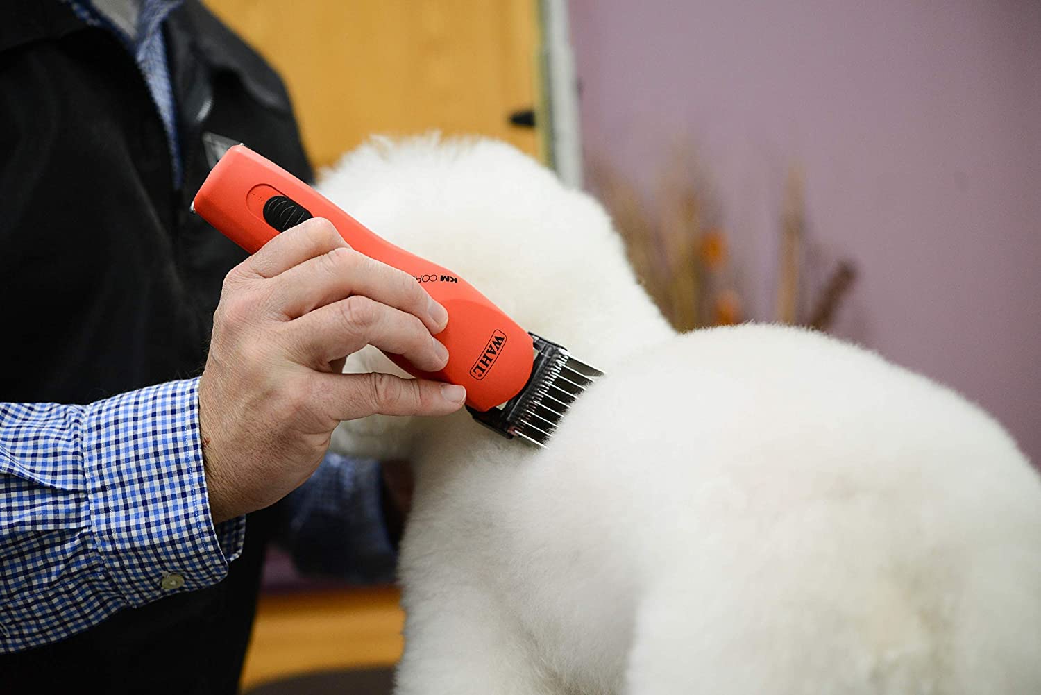 WAHL Professional Stainless Steel Pet Clipper Guide Comb - Detachable #0 Blade, 5/8 Inch Cutting Length (3375-100) for Dogs & Cats - Grooming, Trimming & Styling at Home or Salon