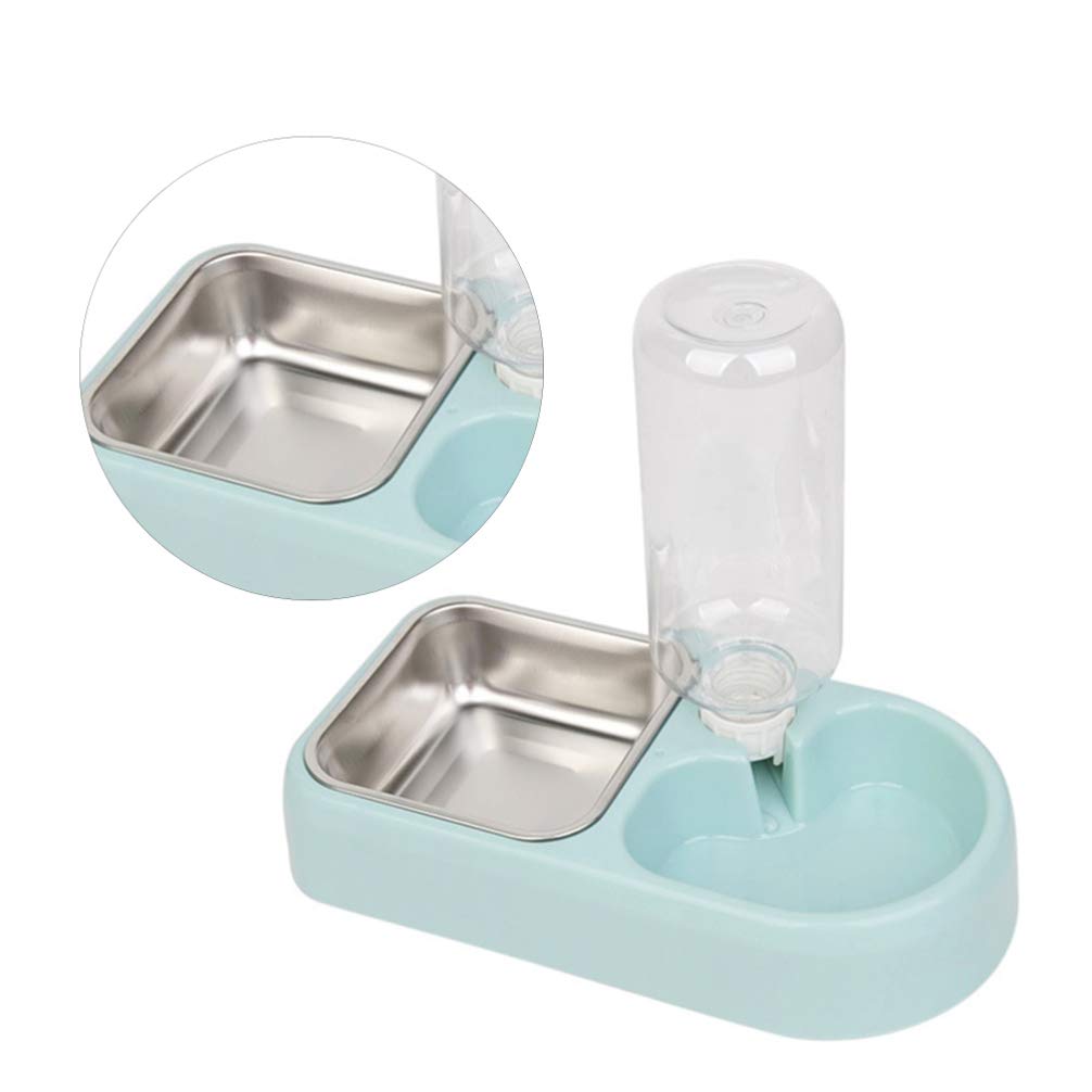 POPETPOP Automatic Pet Water Dispenser - No Spill Dog & Puppy Drinking Bowl with Stand - Perfect for Home, Travel & Outdoor Use