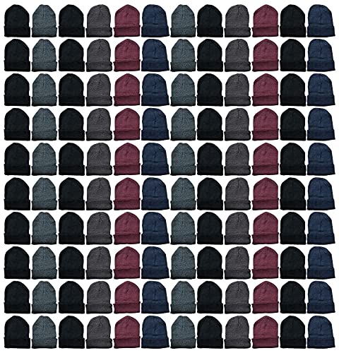 120 Pairs Adult Assorted Beanies
