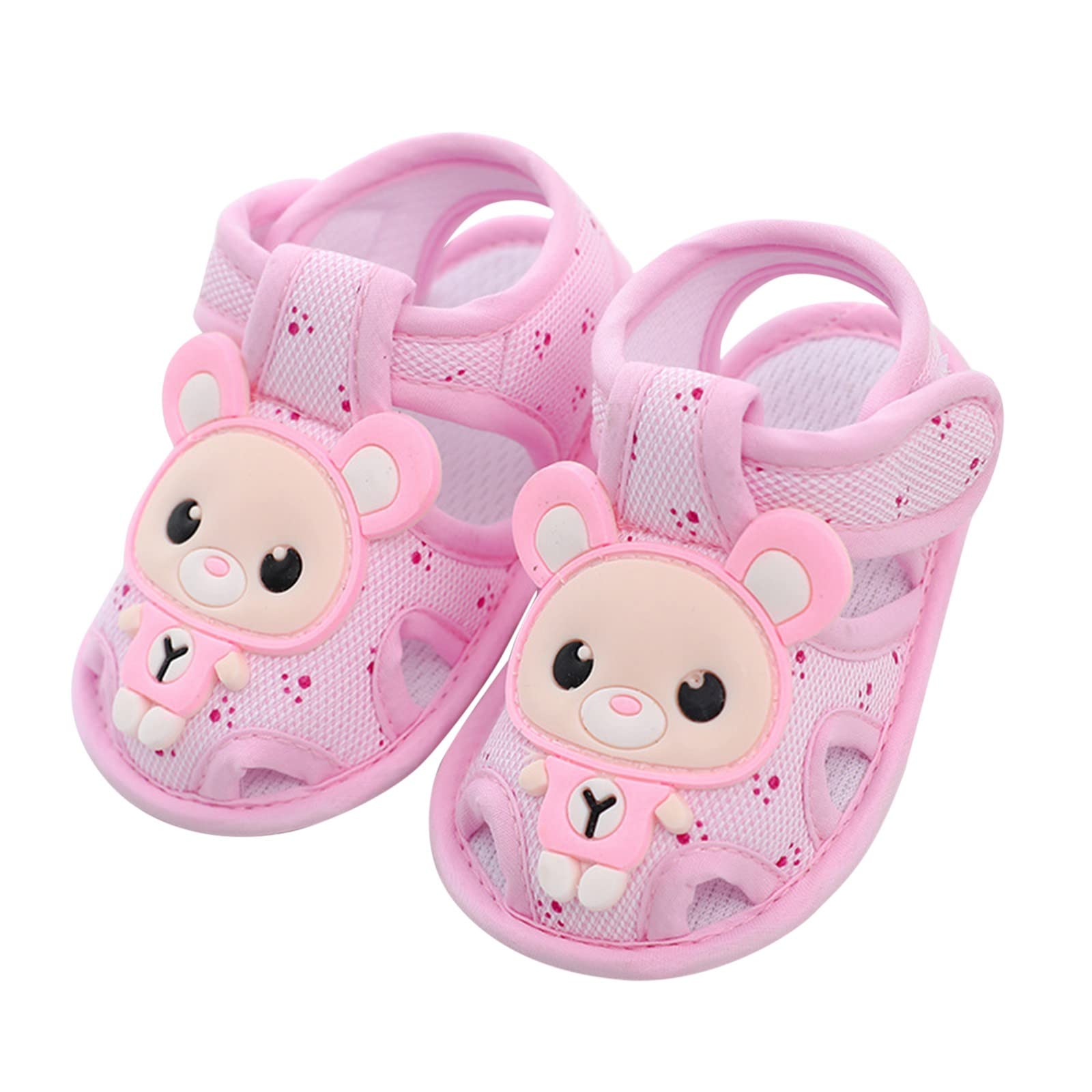 Lykmera Baby Walking Shoes for Boys & Girls - Comfortable, Fashionable Princess & Water Shoes for Infants (Pink, Size 4) - Perfect for Beach, Pool, Outdoor Play & Everyday Wear