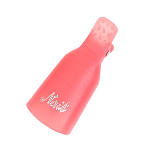 10 Pcs Purple Plastic Nail Clip UV Gel Polish Remover Wraps - Soak Off Nail Art Caps for Professional & Home Manicure - Perfect for Salon, DIY Nail Care & Gel Removal