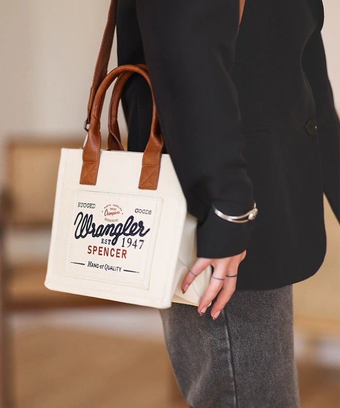 Wrangler Canvas Crossbody Bag Set for Women & Men - Durable & Stylish Shoulder Bag - Perfect for Travel, Hiking & Everyday Use
