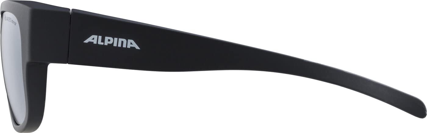 Alpina Arupina Overview II Sunglasses A8574531 - Black Matte Frame, UV Protection, Polarized Lenses for Driving, Fishing & Outdoor Activities