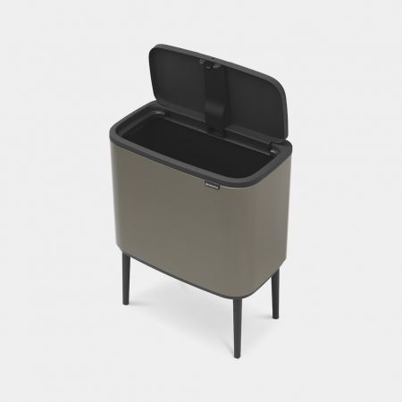 36L Touchless Trash Can with Lid - Hands-Free Automatic Motion Sensor Garbage Bin for Kitchen, Bathroom, Office & Home Use