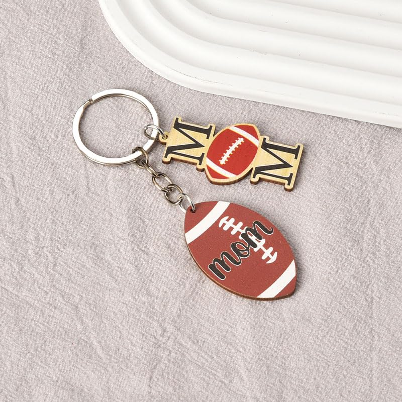 Team Mom Gift Keychain - Personalized Sports Key Chain for Women, Wife, Mom - Birthday, Christmas Gifts for Daughter & Granddaughter - Perfect for Soccer, Basketball, Baseball Moms